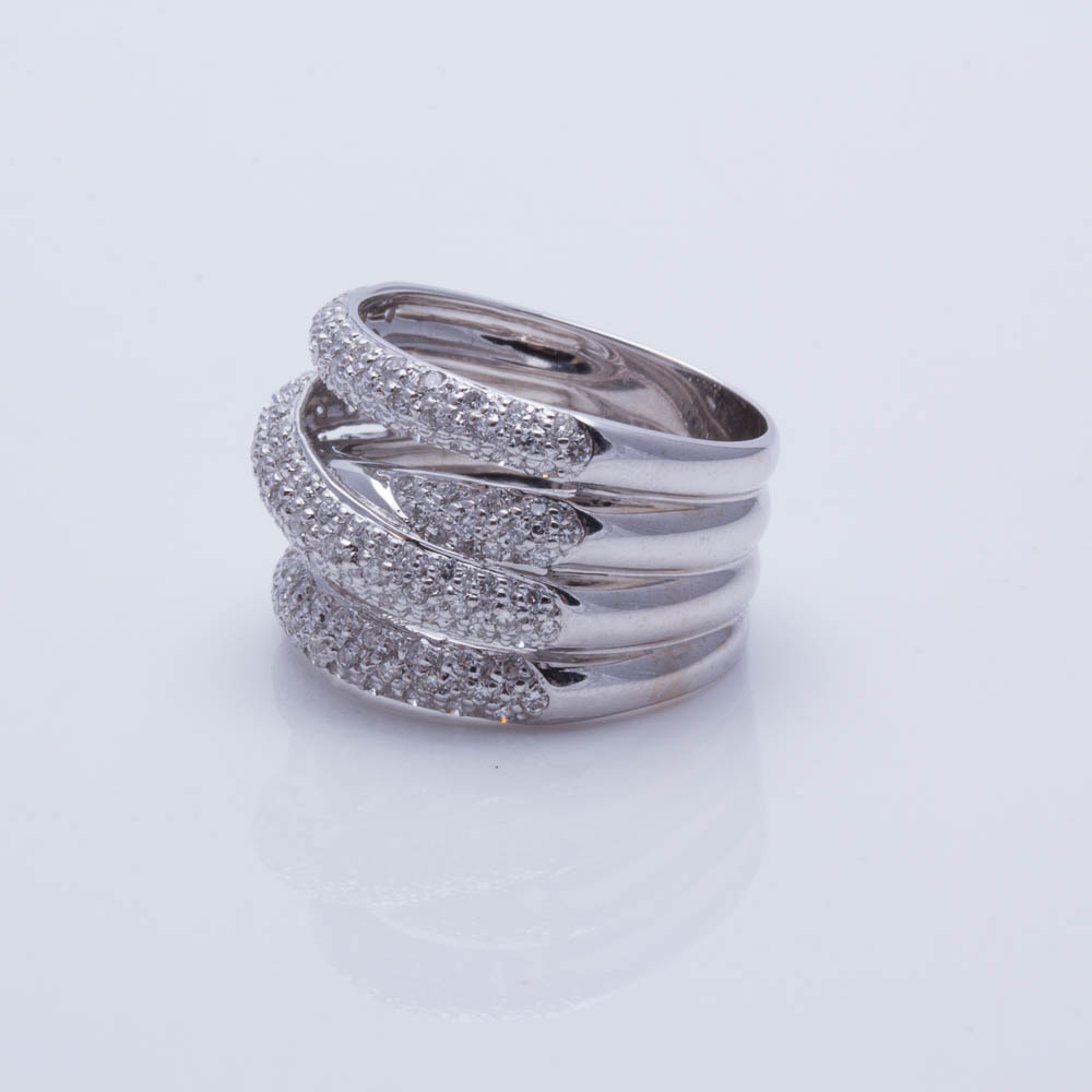 LeVian 18K White Gold 1.35 CTW Diamond Ring