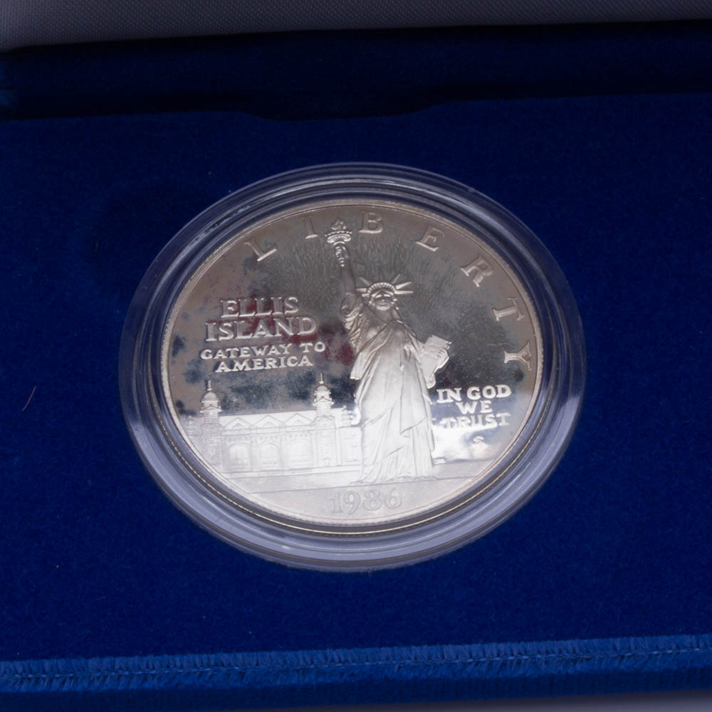 Three U.S. Commemorative Proof Coins from the 1980s