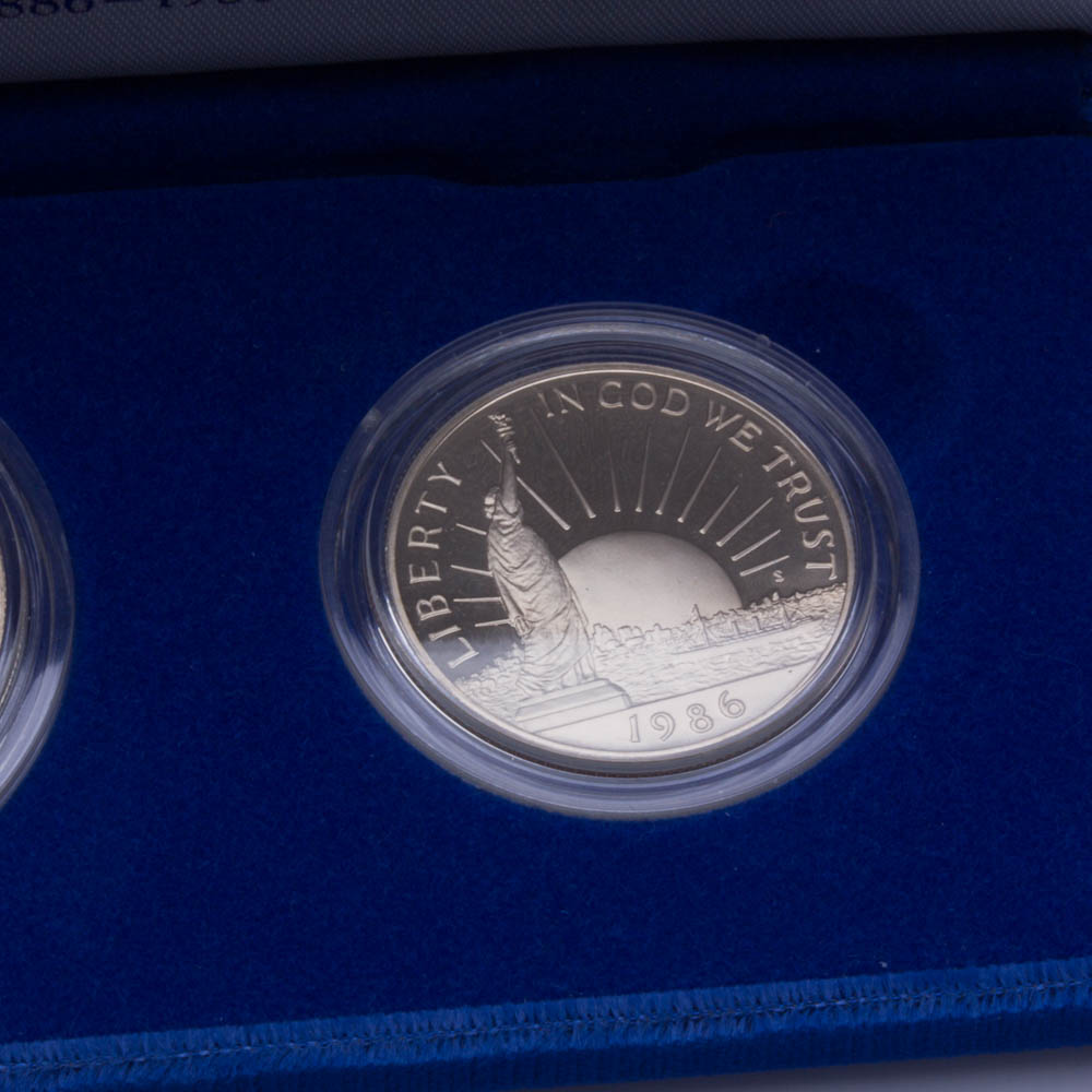 Three U.S. Commemorative Proof Coins from the 1980s