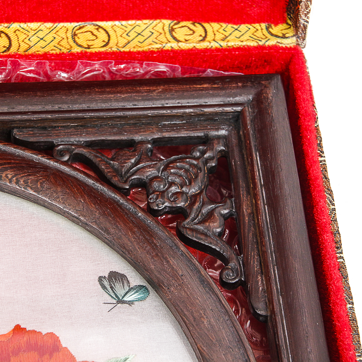 Chinese Double Sided Embroidery of Flowers and Butterflies