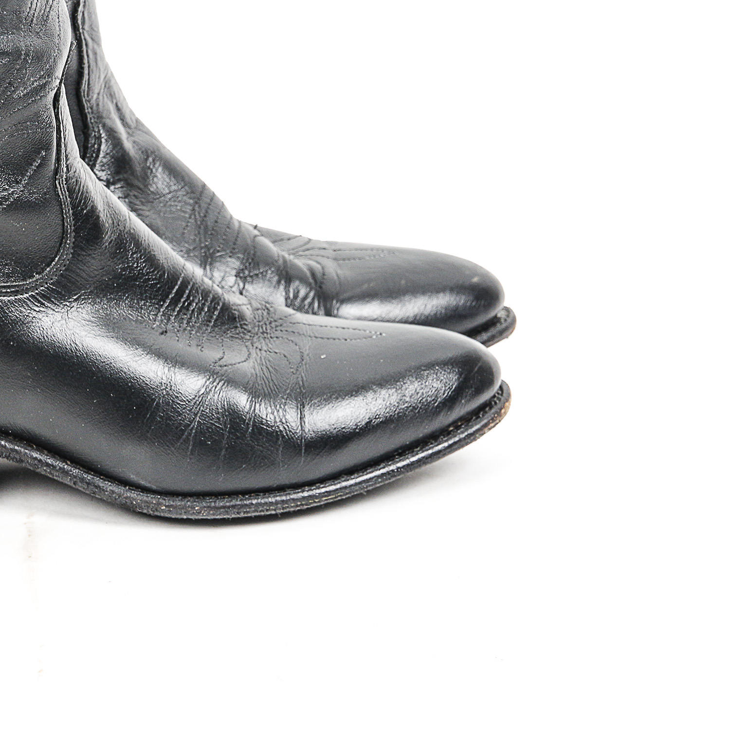 Women's Evenin' Star Black Leather Western Boots