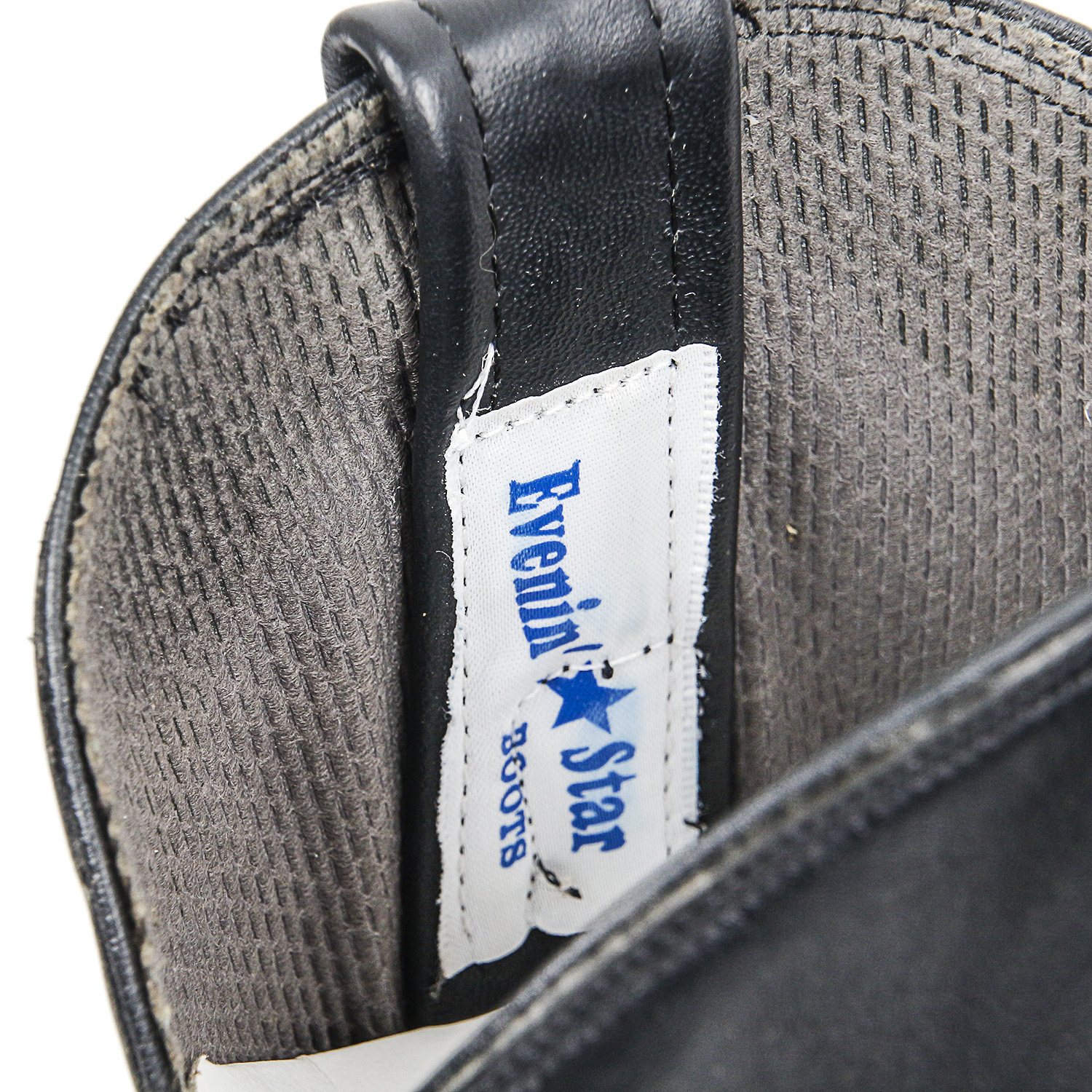 Women's Evenin' Star Black Leather Western Boots