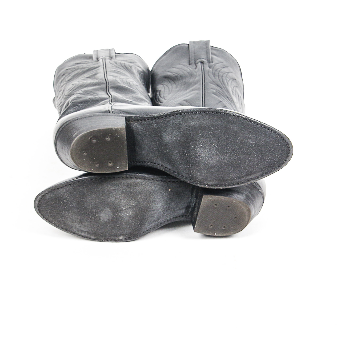 Women's Evenin' Star Black Leather Western Boots