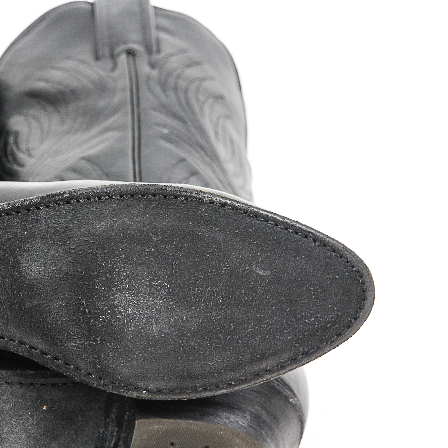 Women's Evenin' Star Black Leather Western Boots