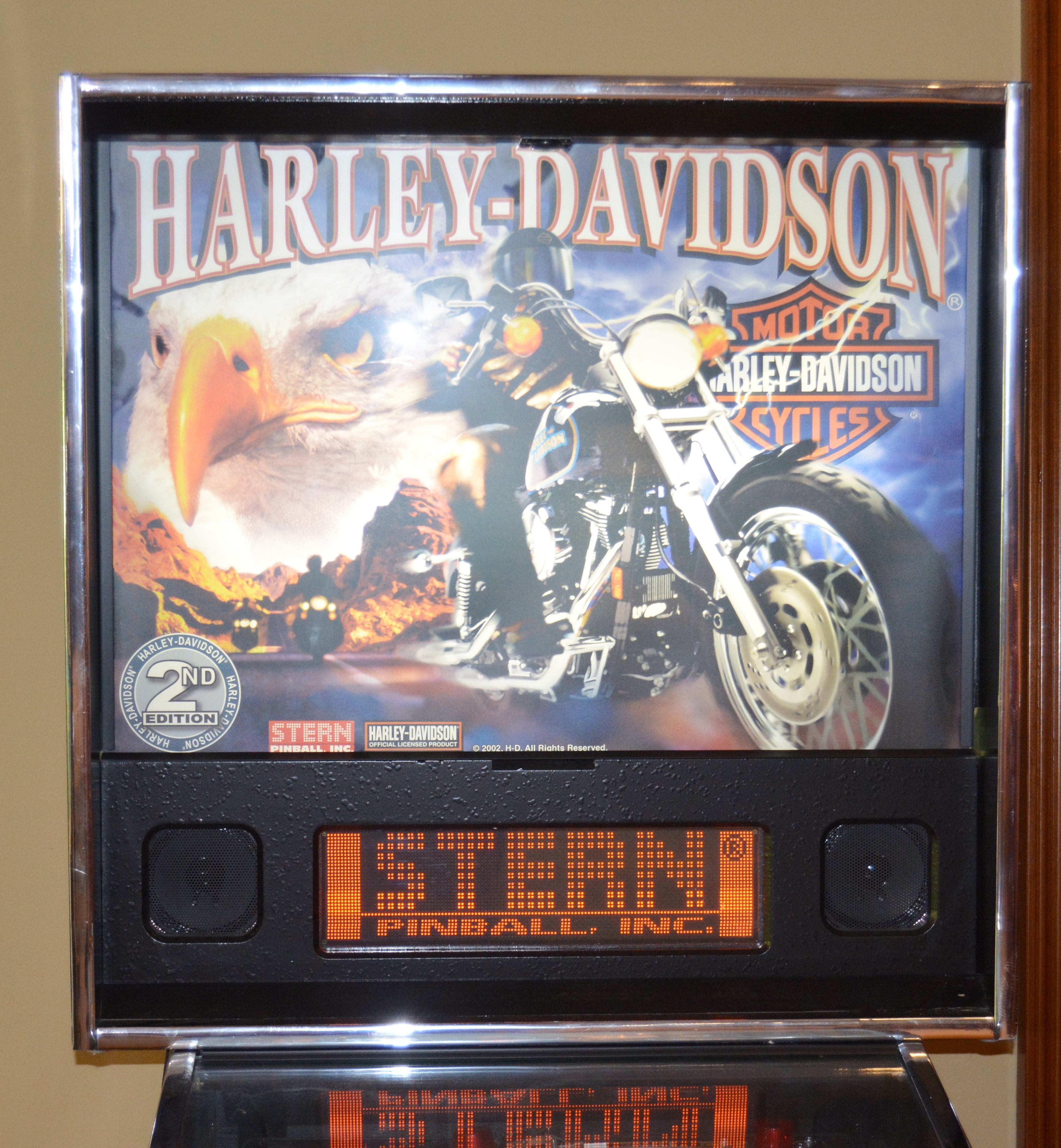 Harley-Davidson "Live to Ride" Pinball Machine