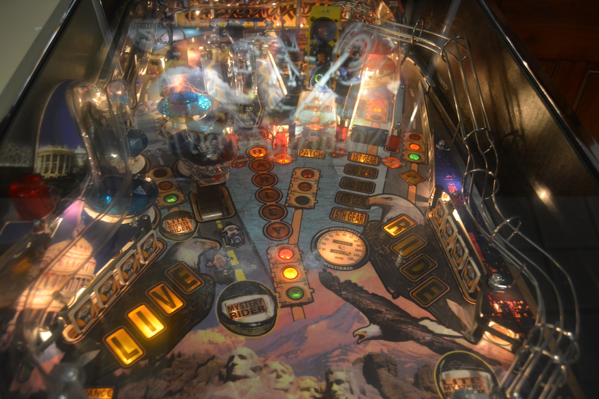 Harley-Davidson "Live to Ride" Pinball Machine