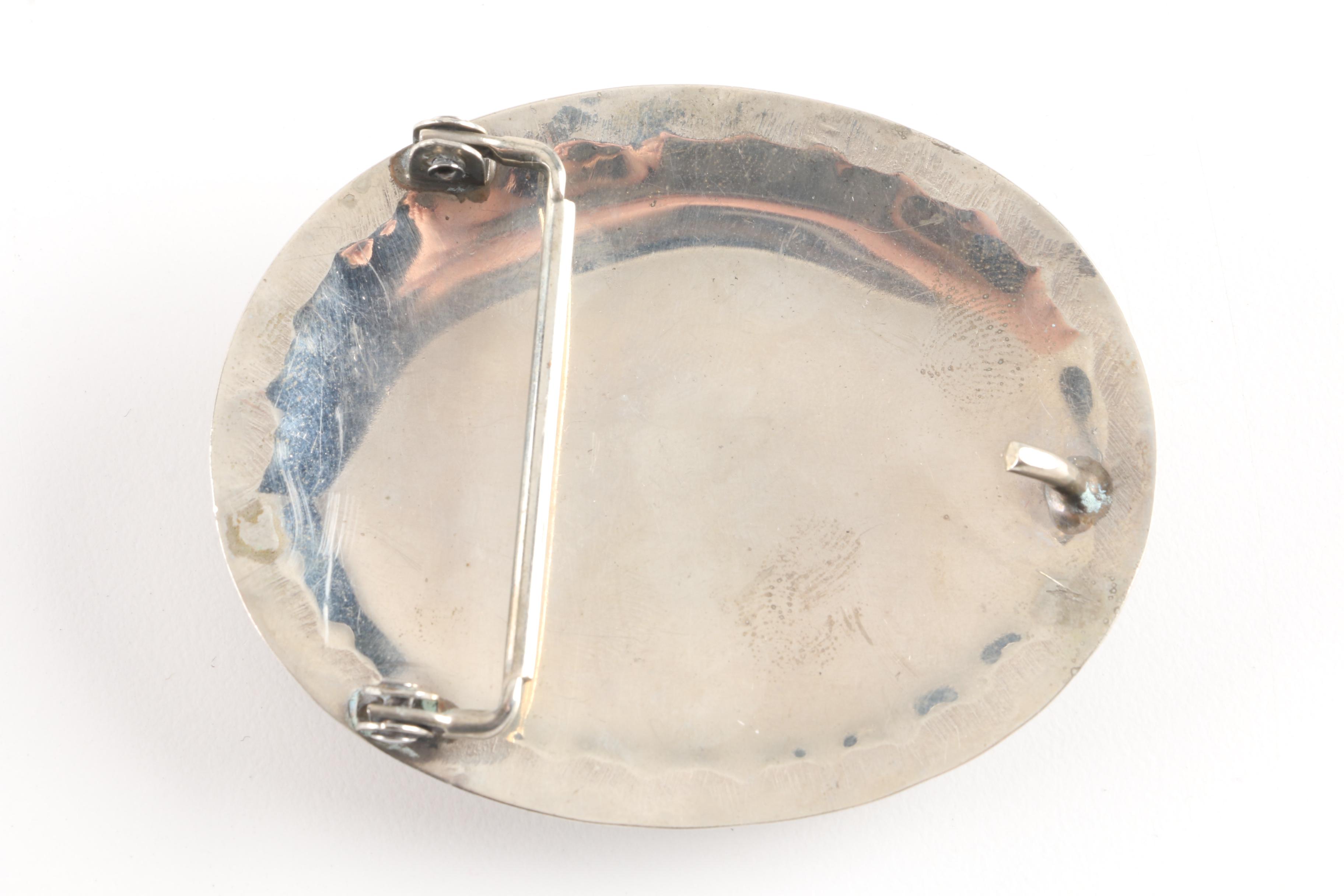 Vintage Belt Buckles Including Limited Edition Fred Fellows Rodeo Buckle