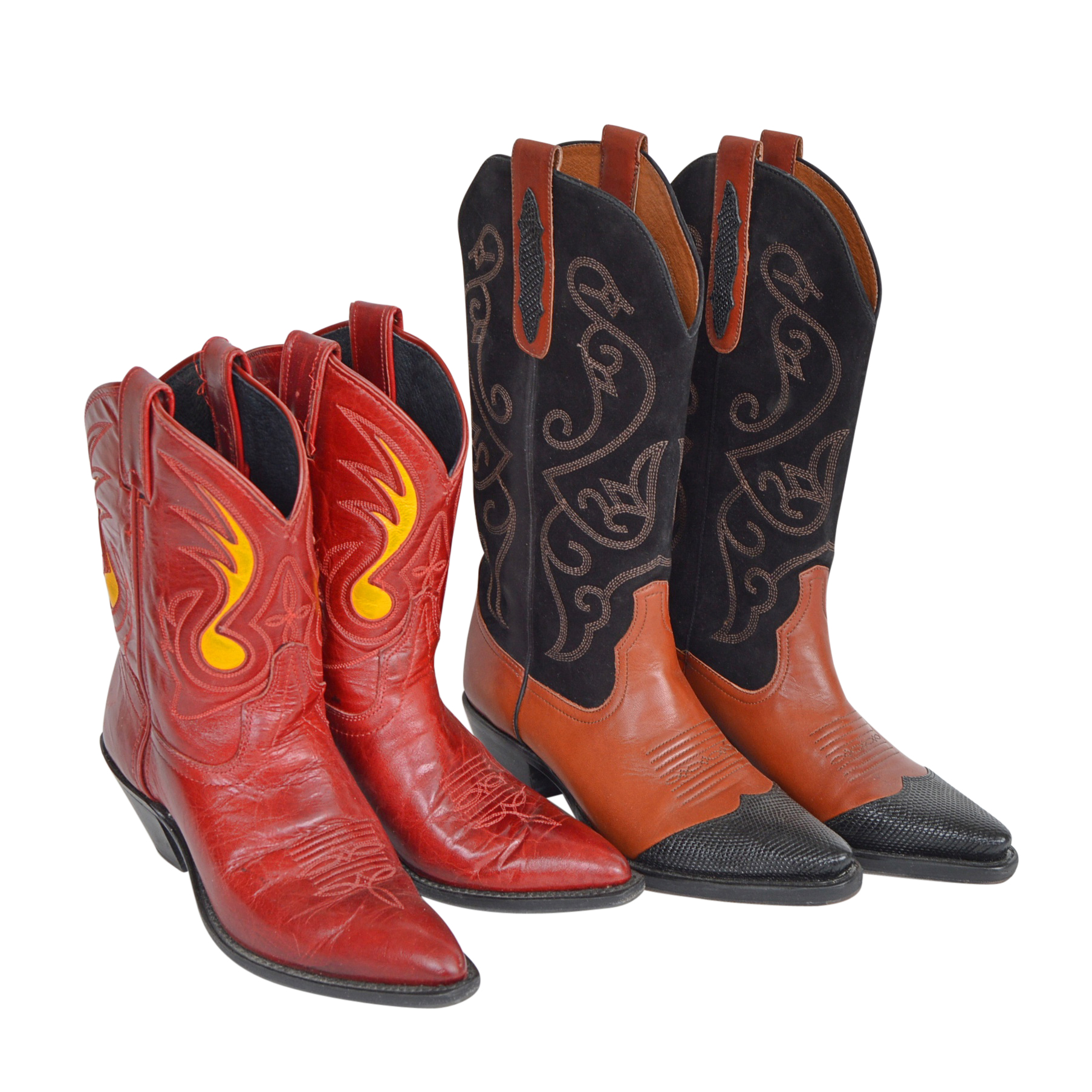 Women's Vintage Leather Western Boots