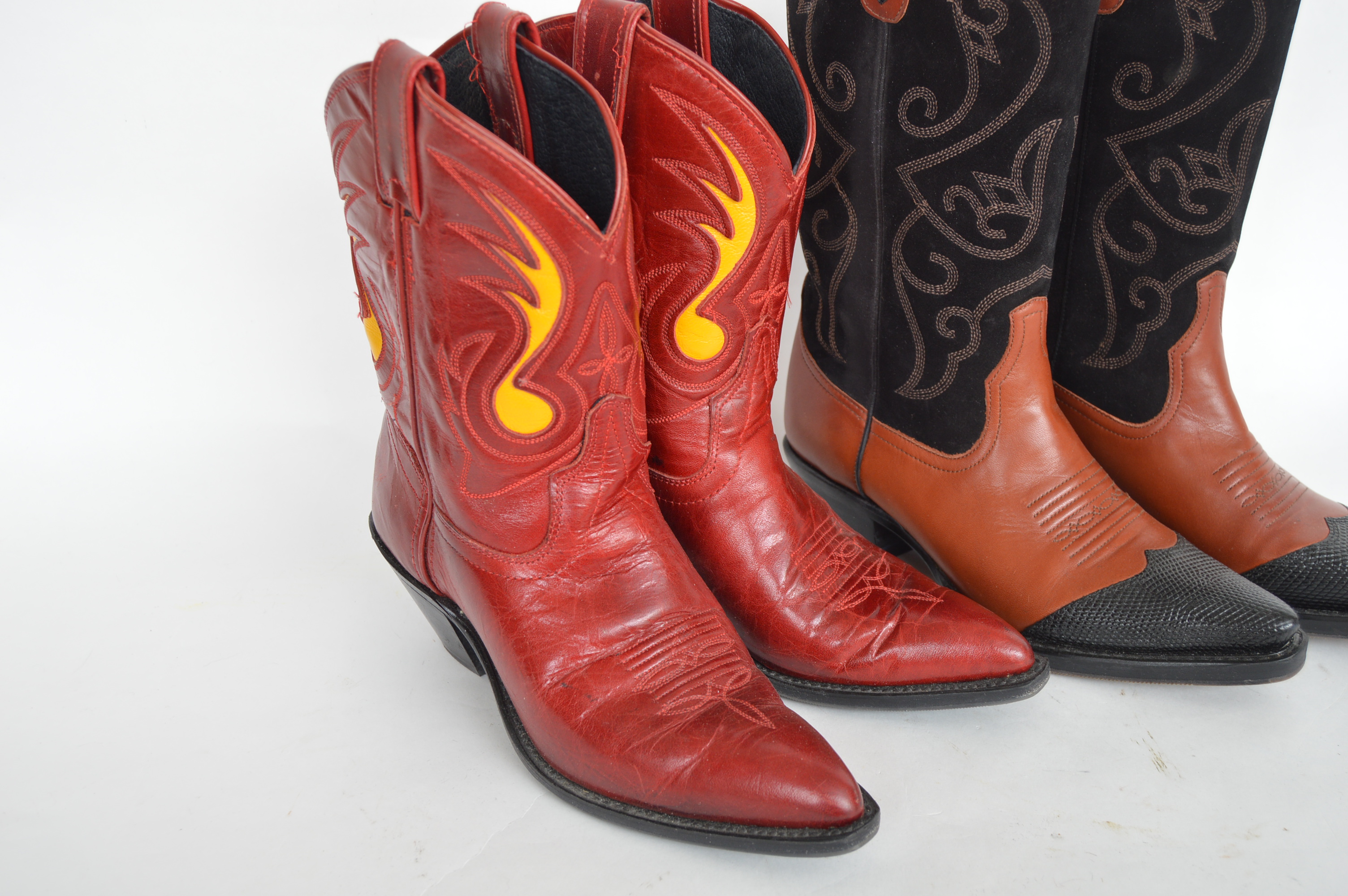 Women's Vintage Leather Western Boots