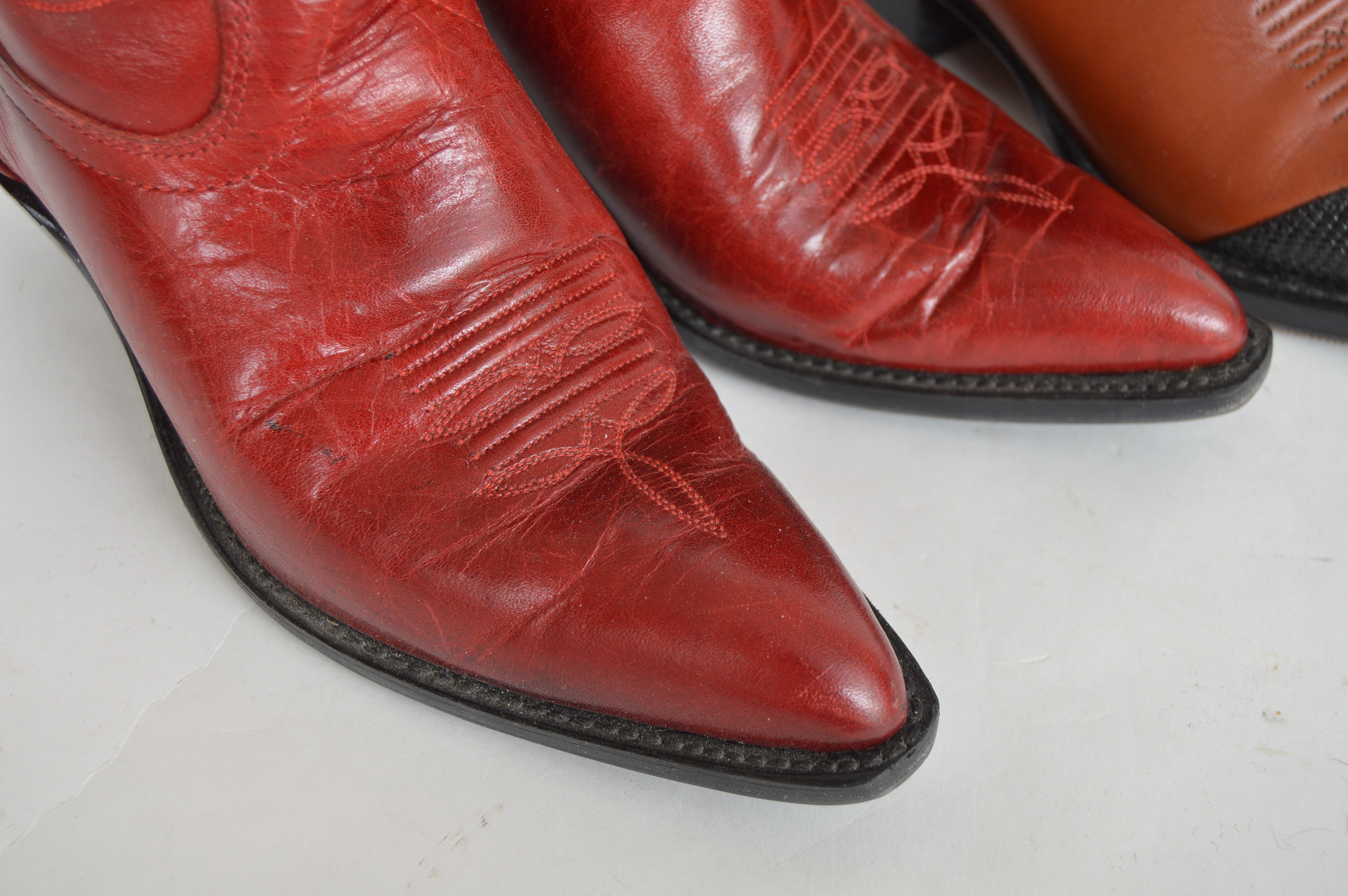 Women's Vintage Leather Western Boots