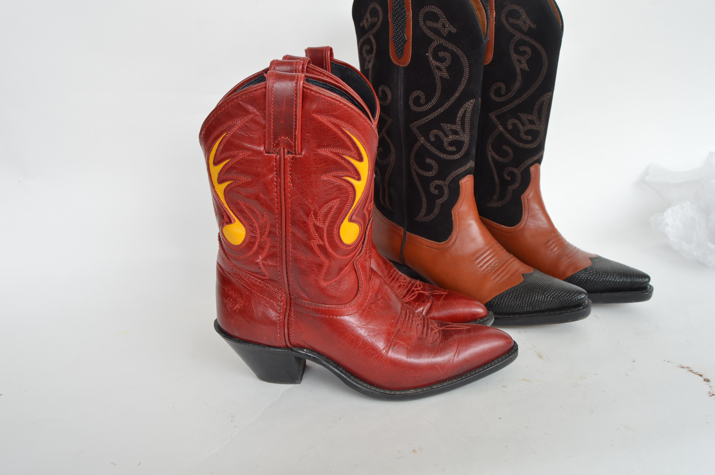 Women's Vintage Leather Western Boots