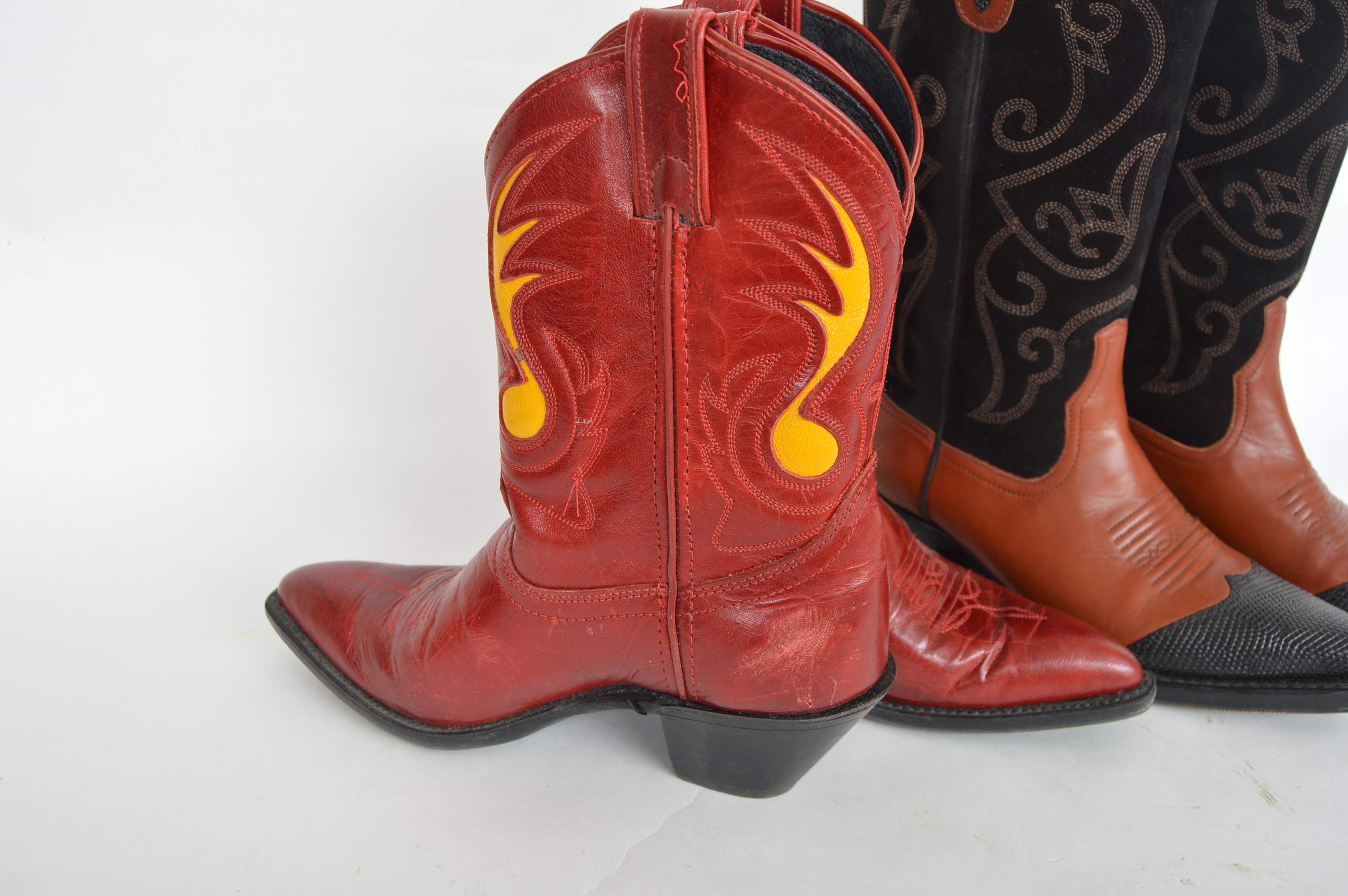 Women's Vintage Leather Western Boots