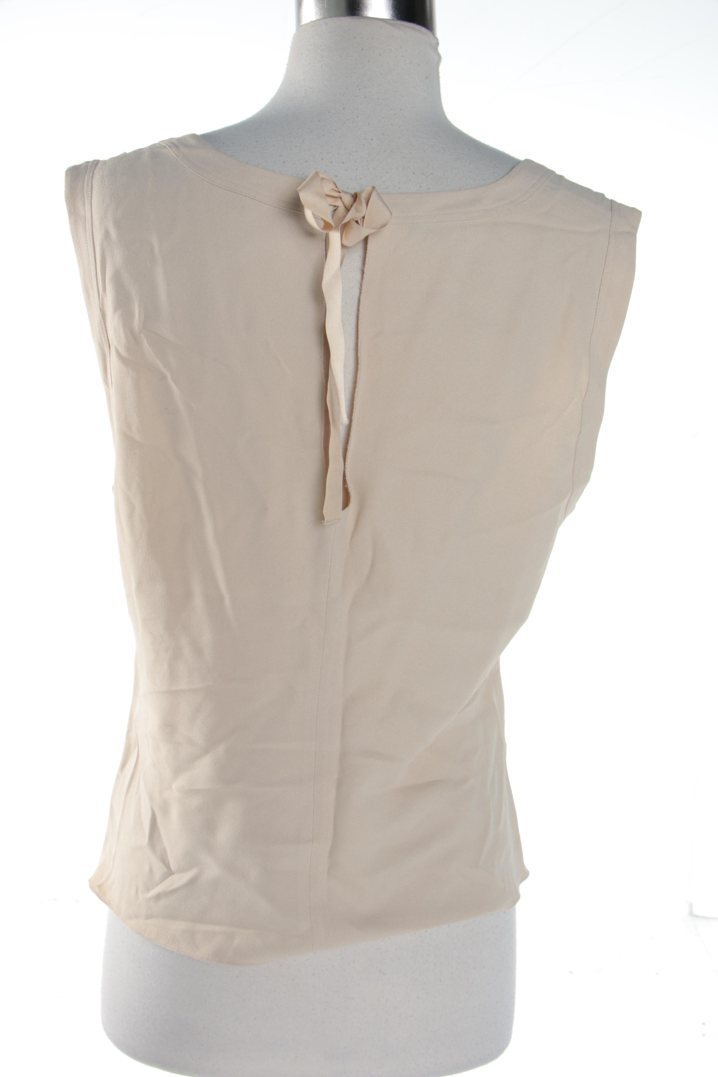 Women's Prada Beige Sleeveless Top