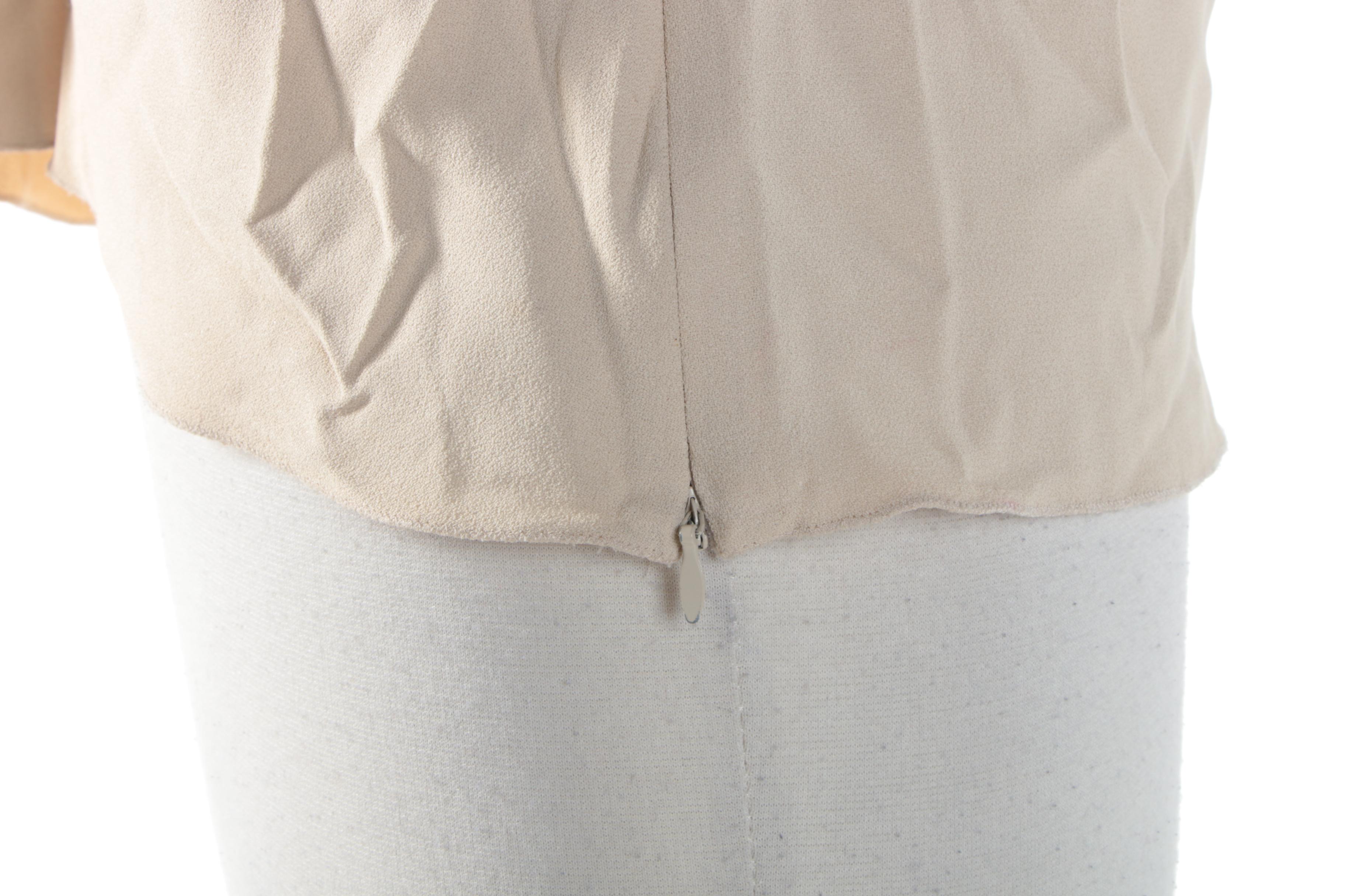 Women's Prada Beige Sleeveless Top