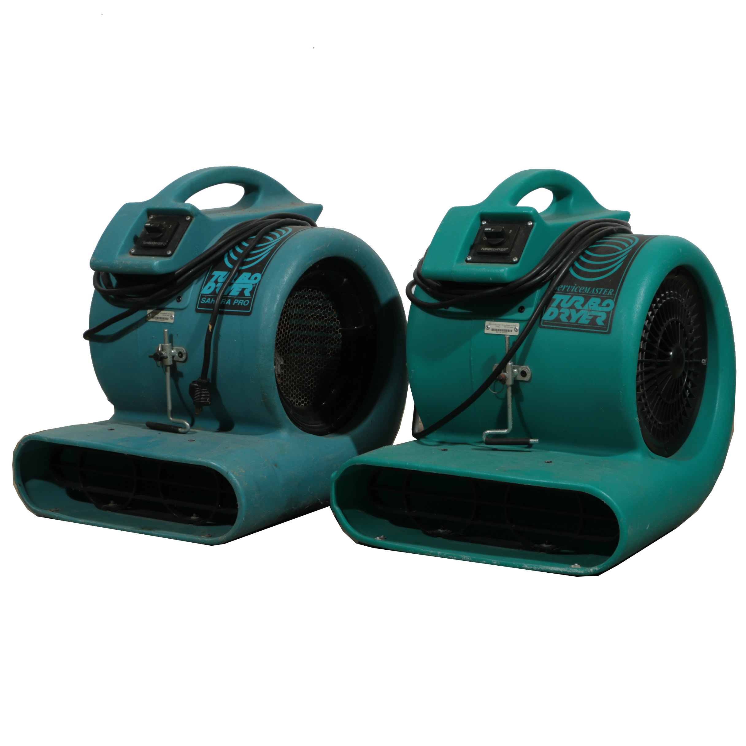 Servicemaster and Sahara Pro Turbo Dryers