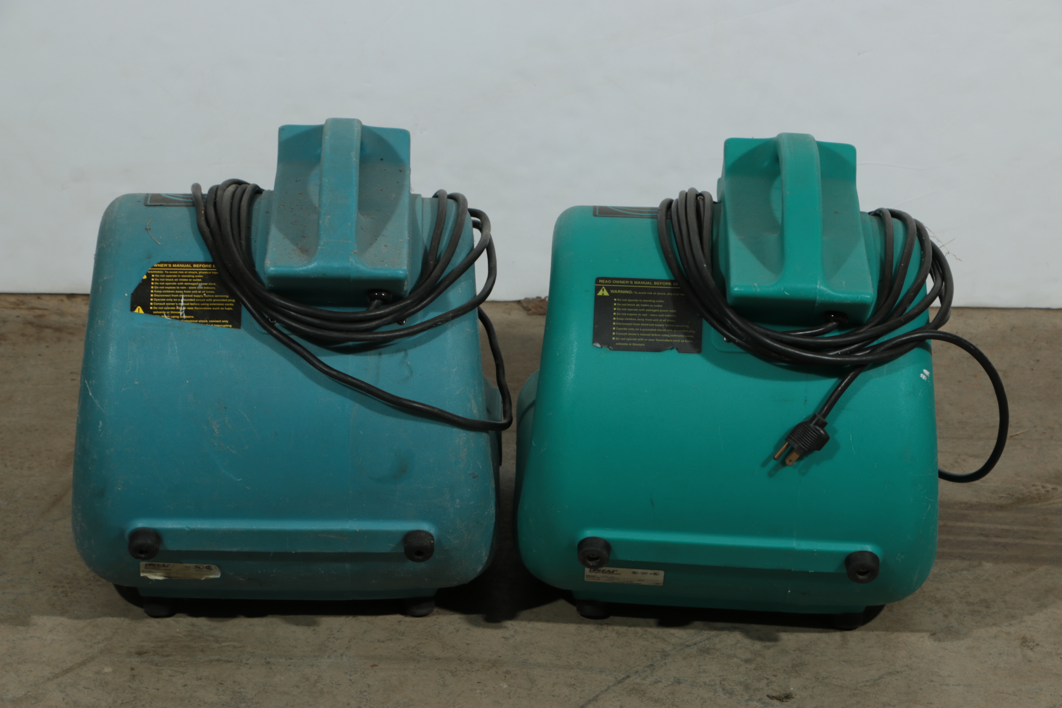 Servicemaster and Sahara Pro Turbo Dryers