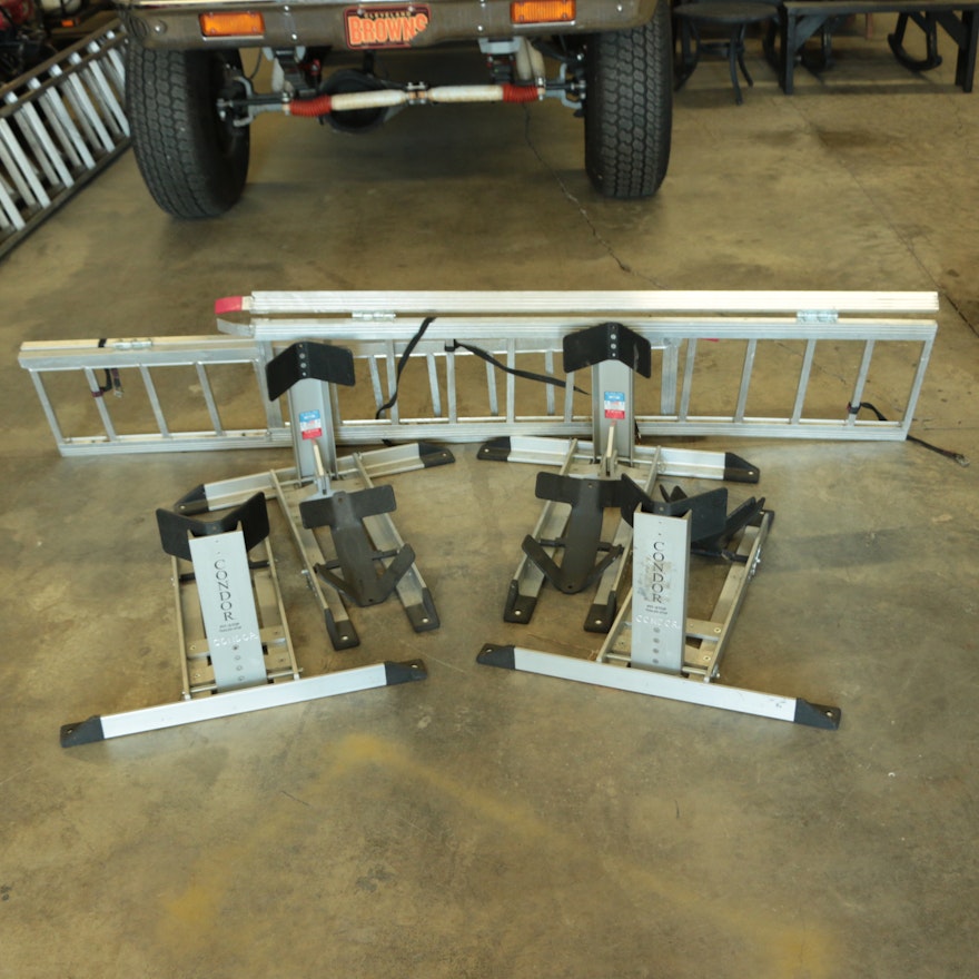 Condor Condo Pit-Stop Wheel Stops and Loading Ramps