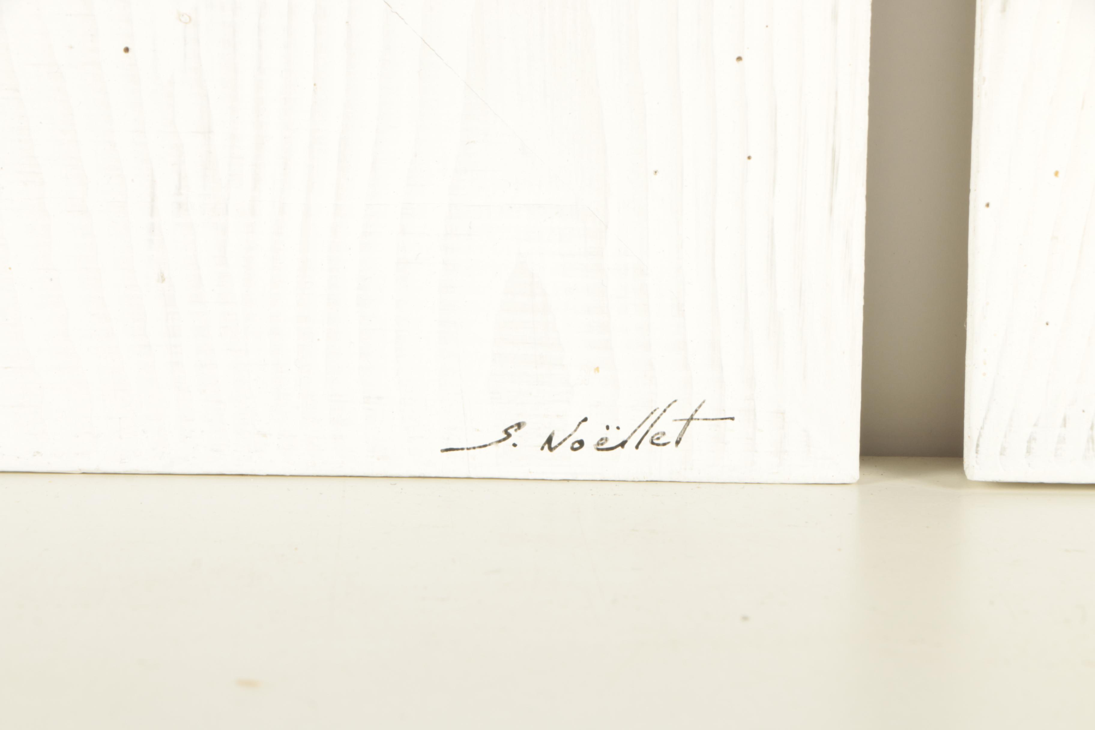 Collection of Sophie Noellet Acrylic Paintings of Fruits and Vegetables