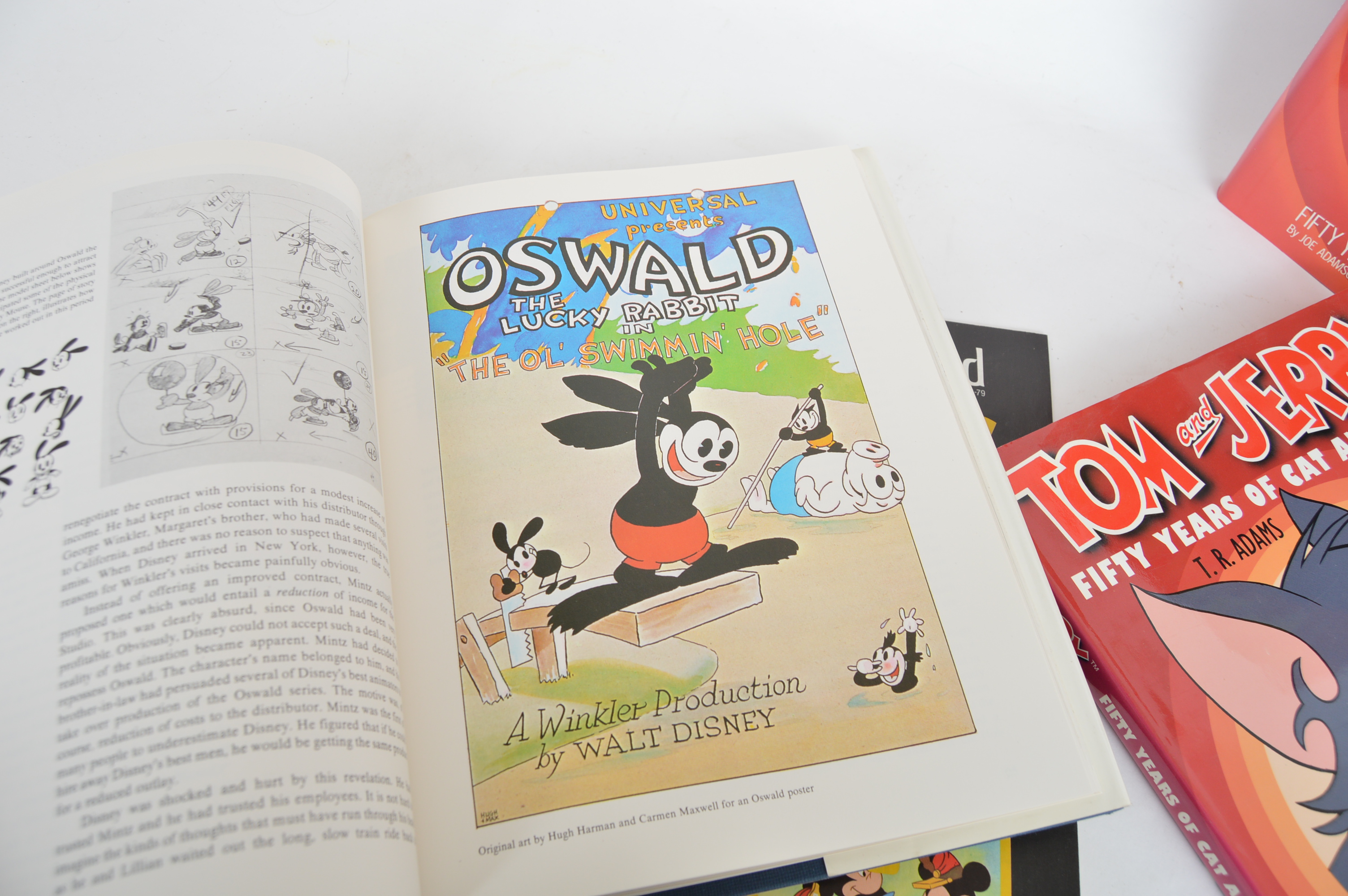 Disney, Bugs Bunny and Tom & Jerry Animation Books with First Edition