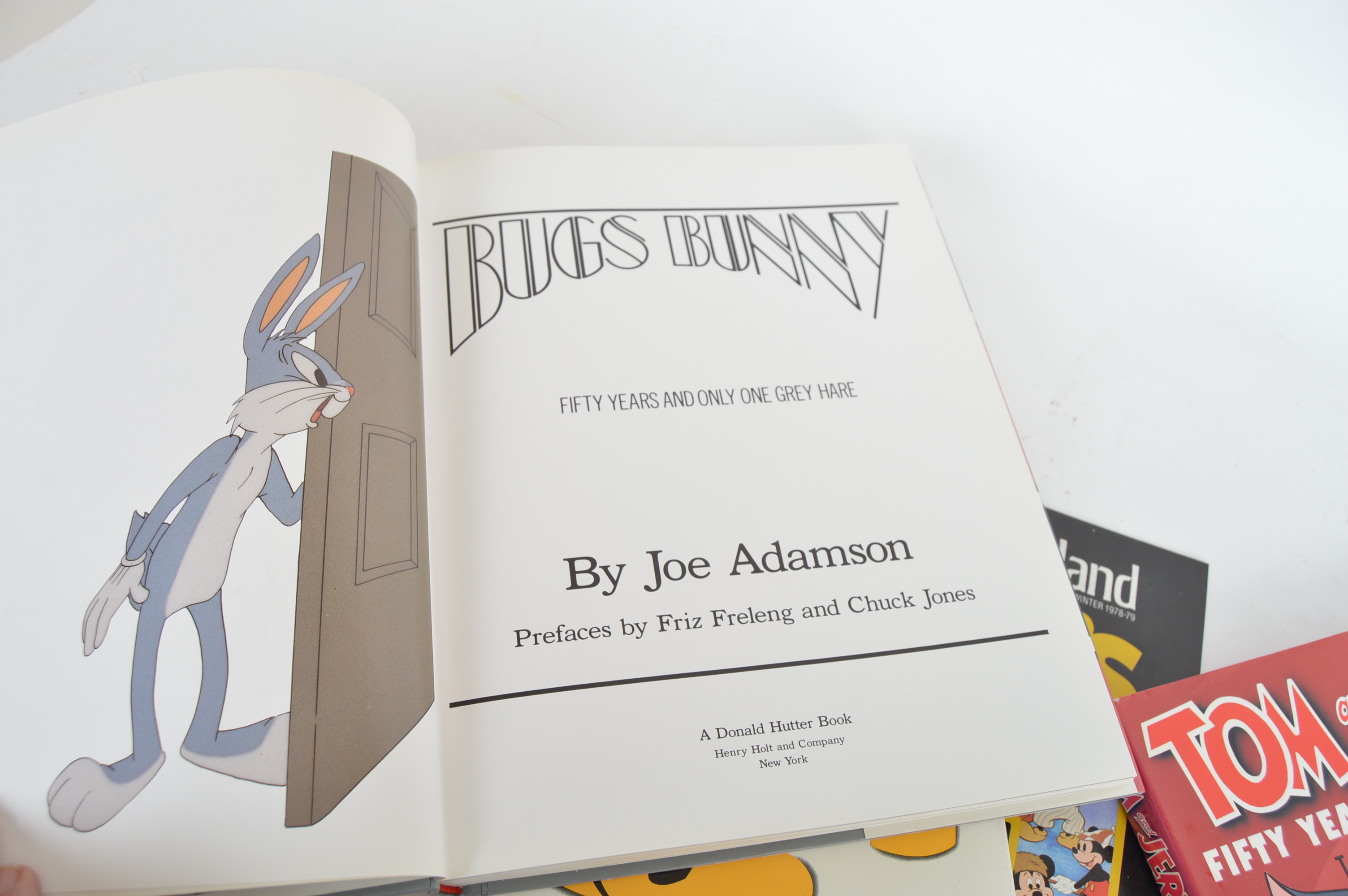 Disney, Bugs Bunny and Tom & Jerry Animation Books with First Edition