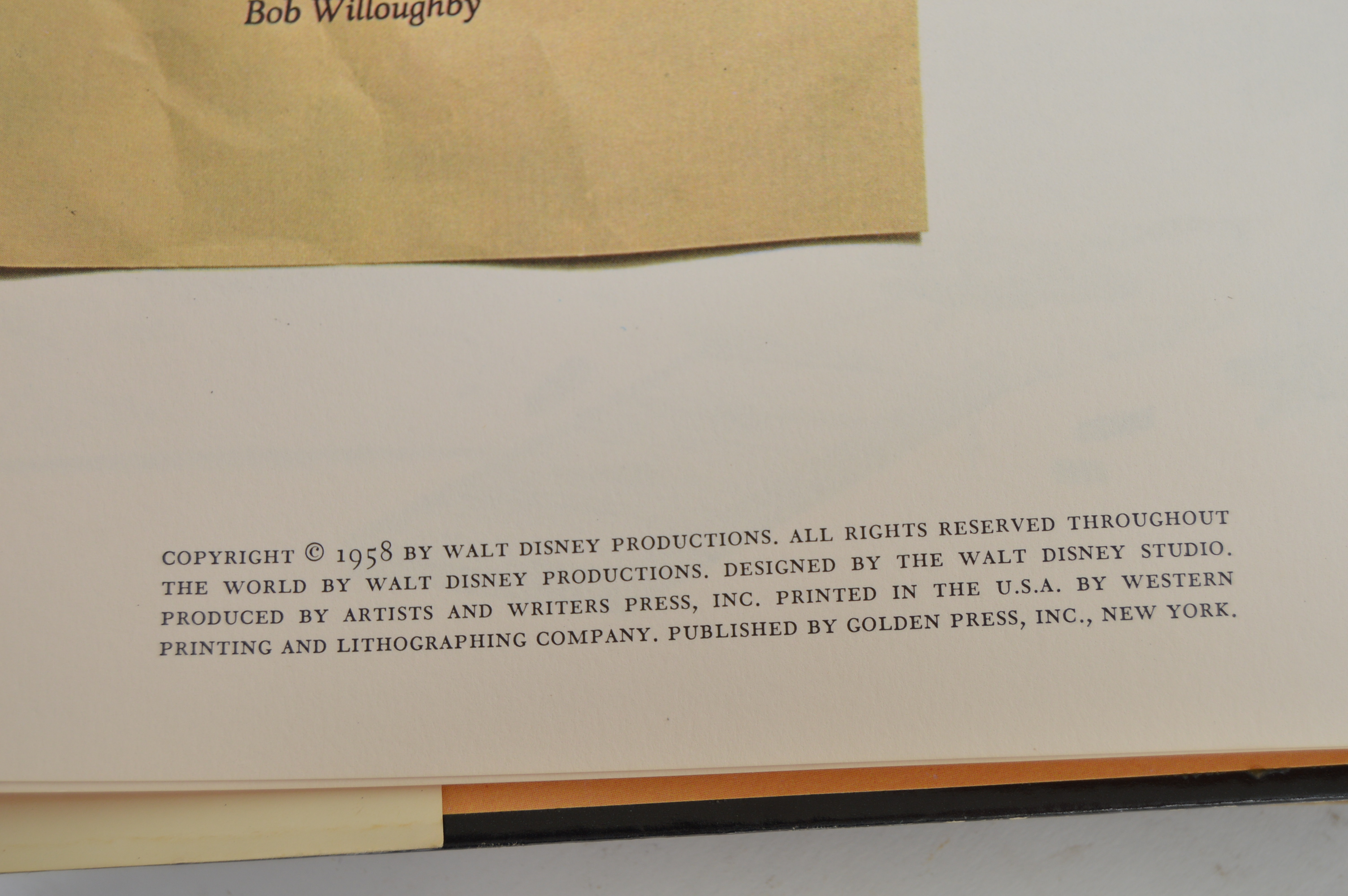 1958 "Walt Disney: The Art of Animation" by Bob Thomas