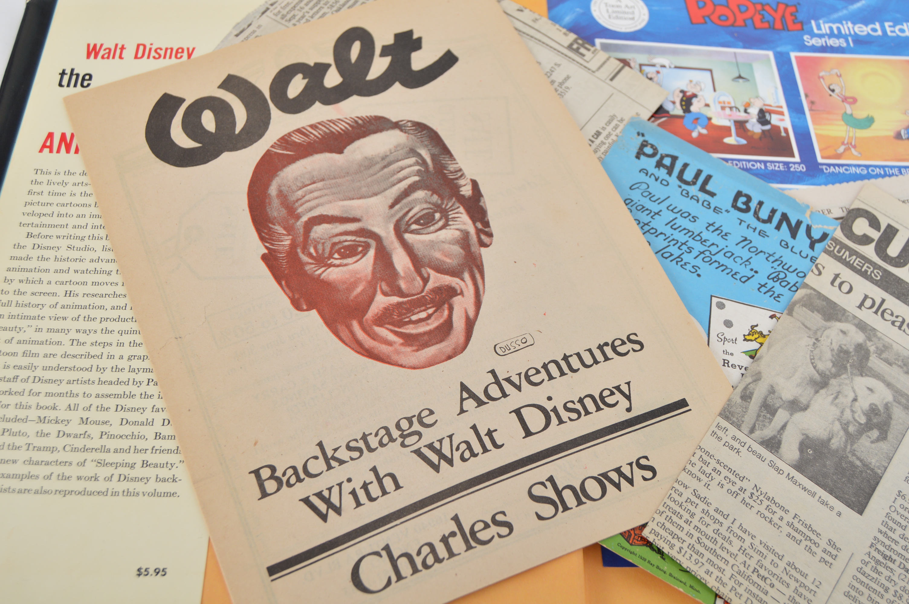 1958 "Walt Disney: The Art of Animation" by Bob Thomas