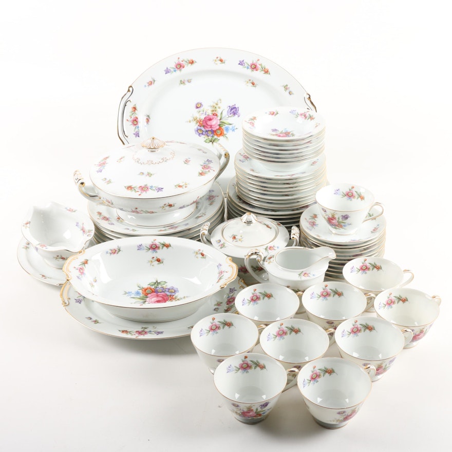 Sango China Floral Themed Tableware