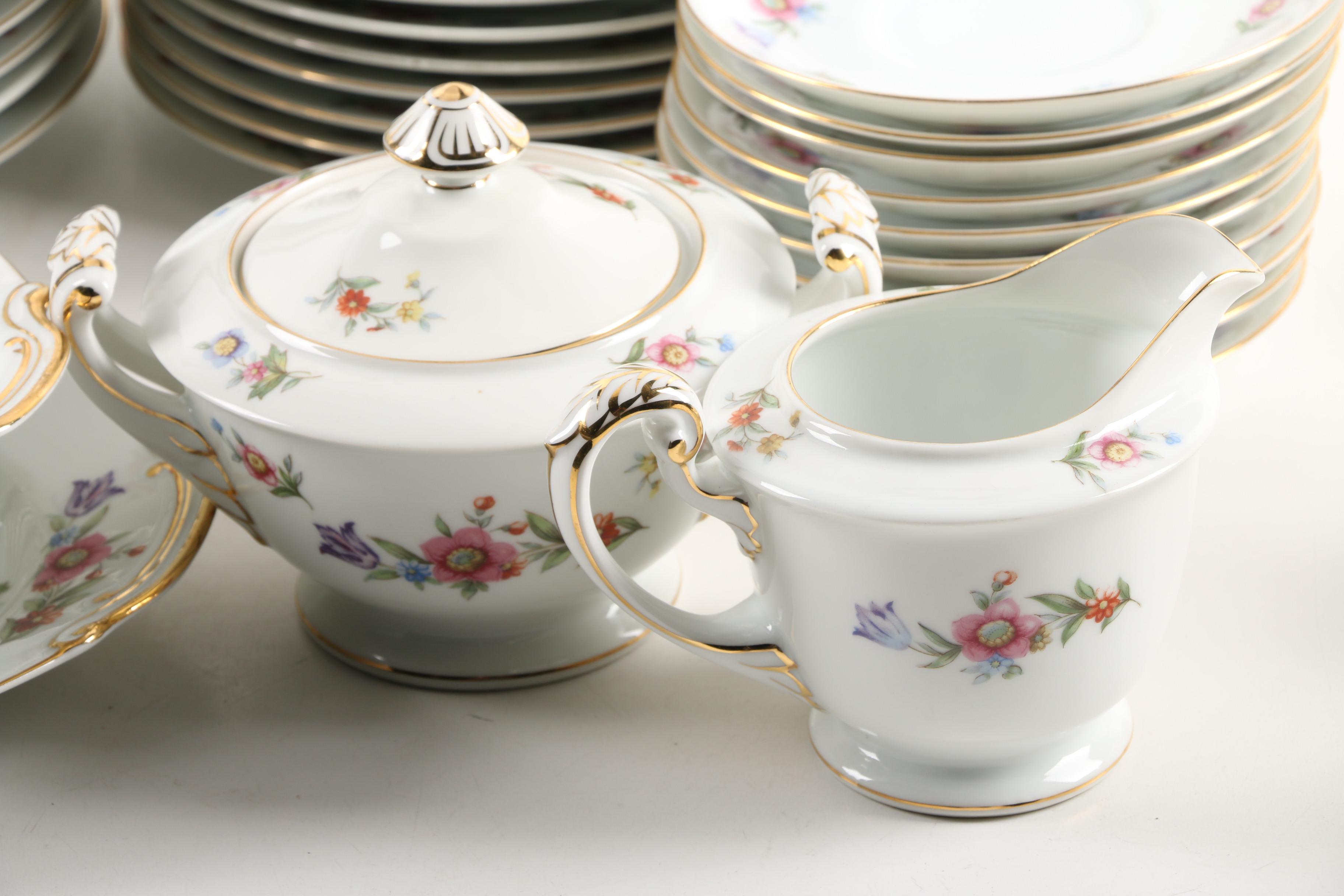Sango China Floral Themed Tableware
