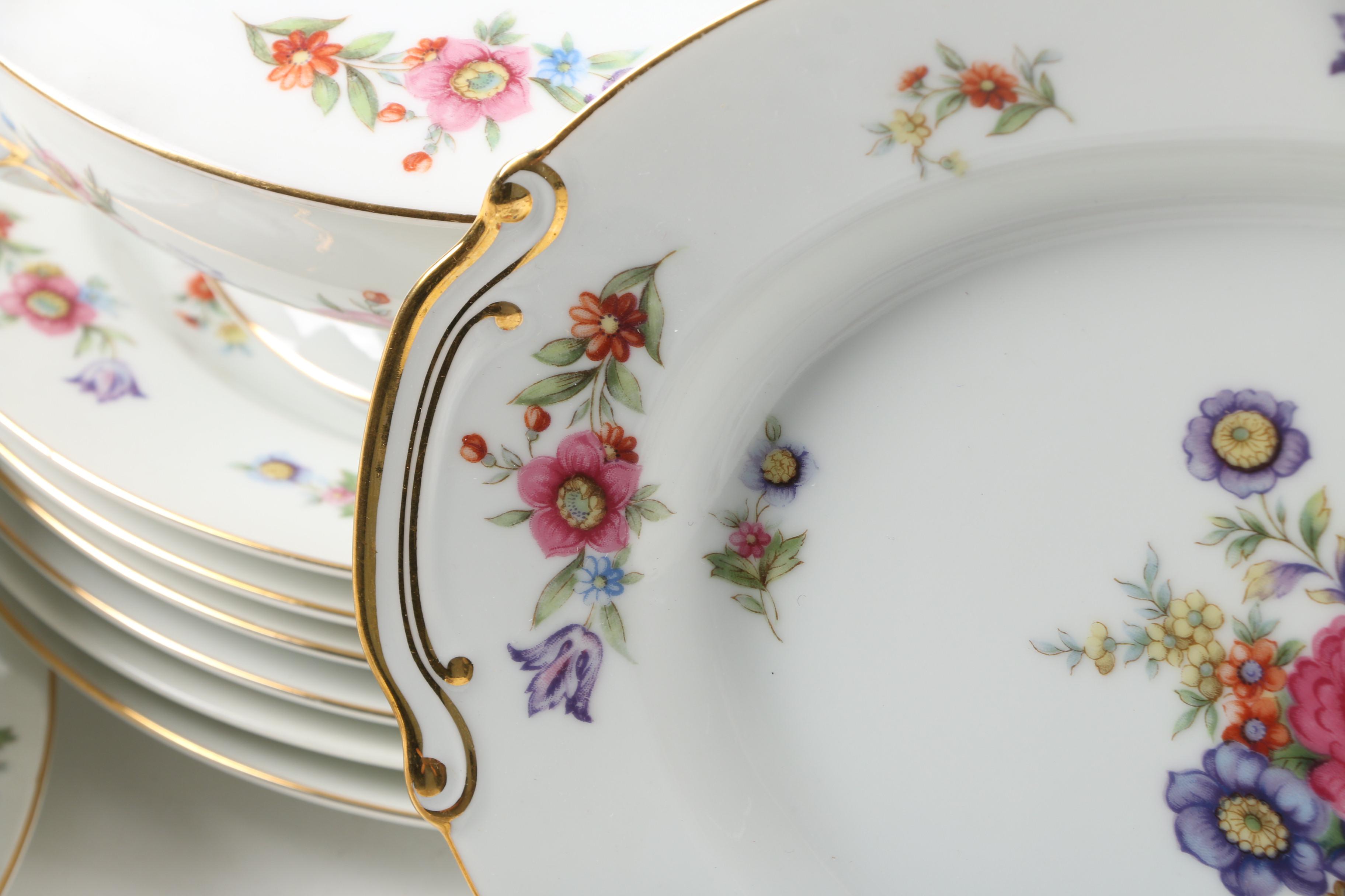 Sango China Floral Themed Tableware