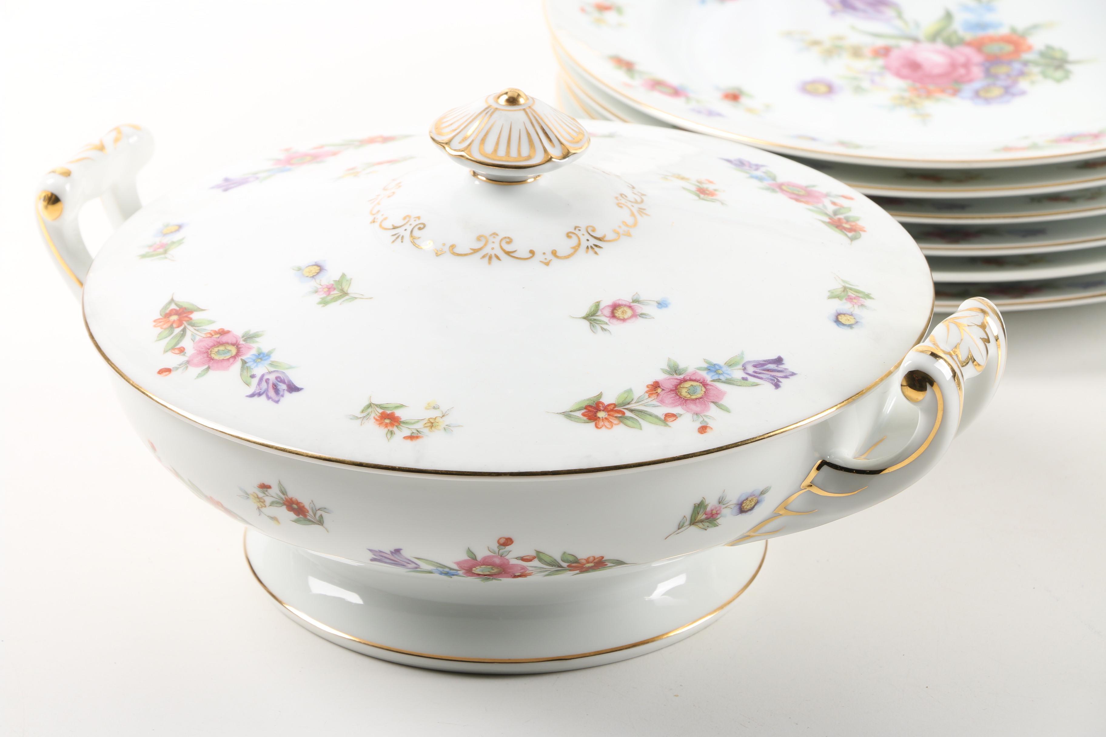 Sango China Floral Themed Tableware