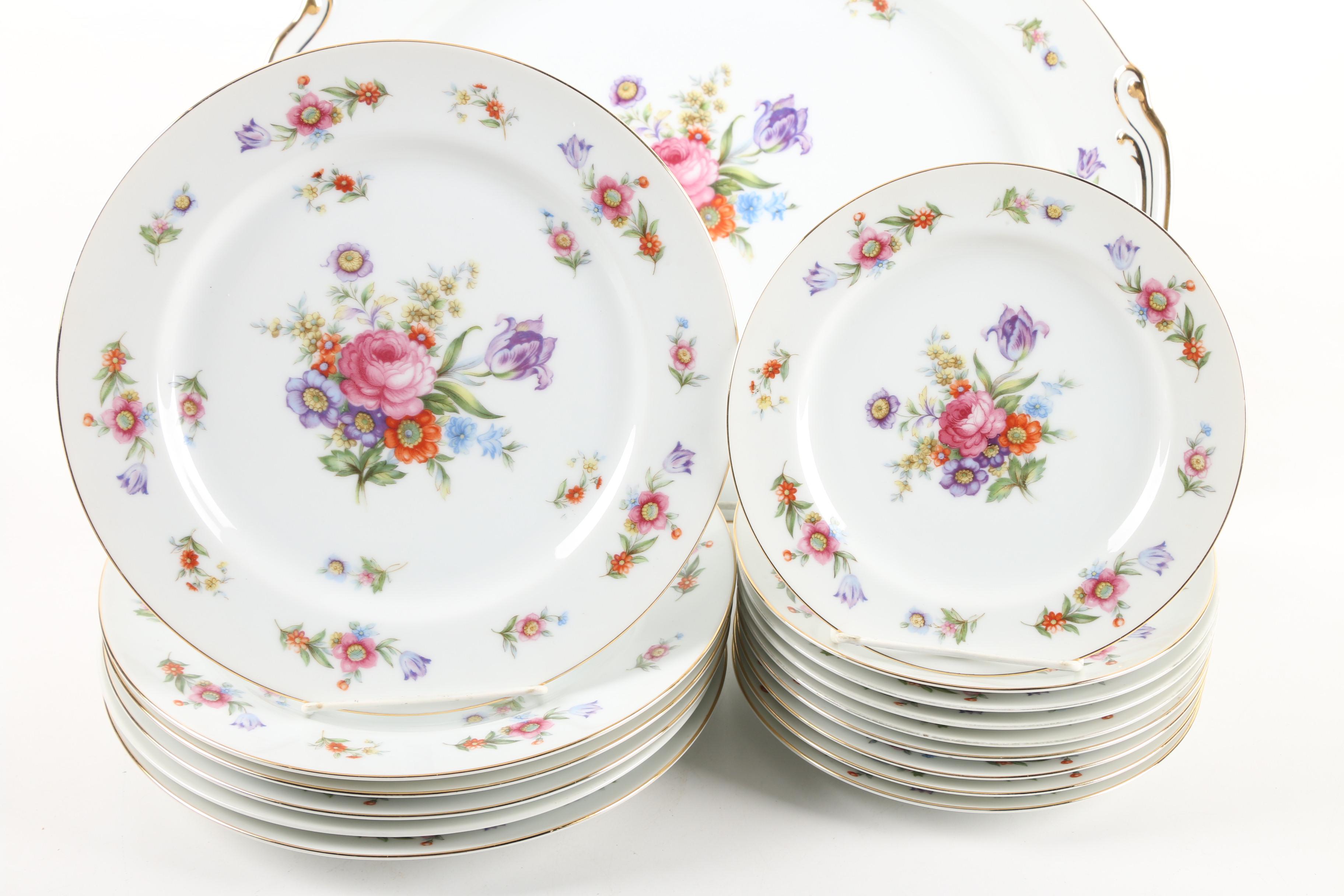 Sango China Floral Themed Tableware