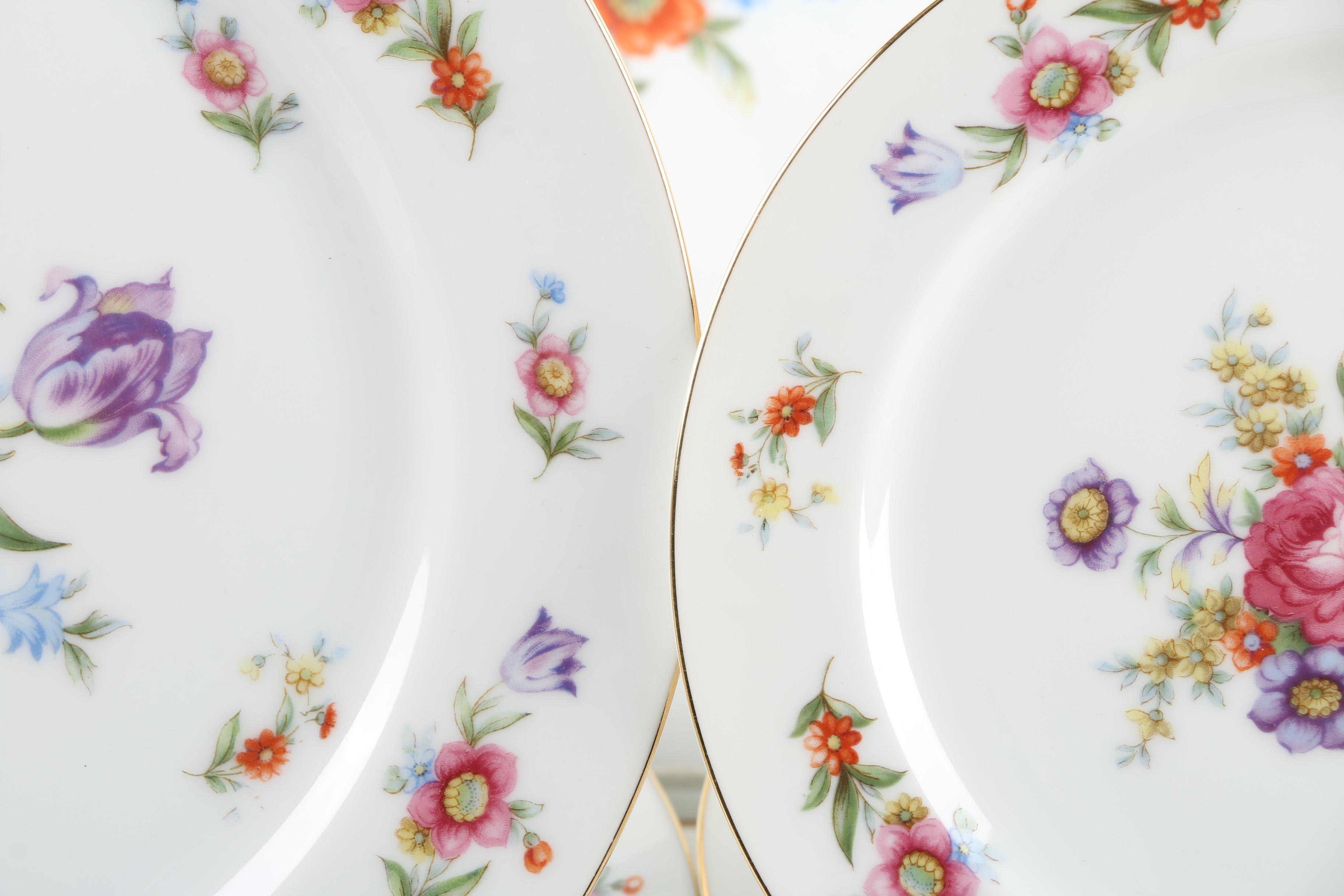 Sango China Floral Themed Tableware