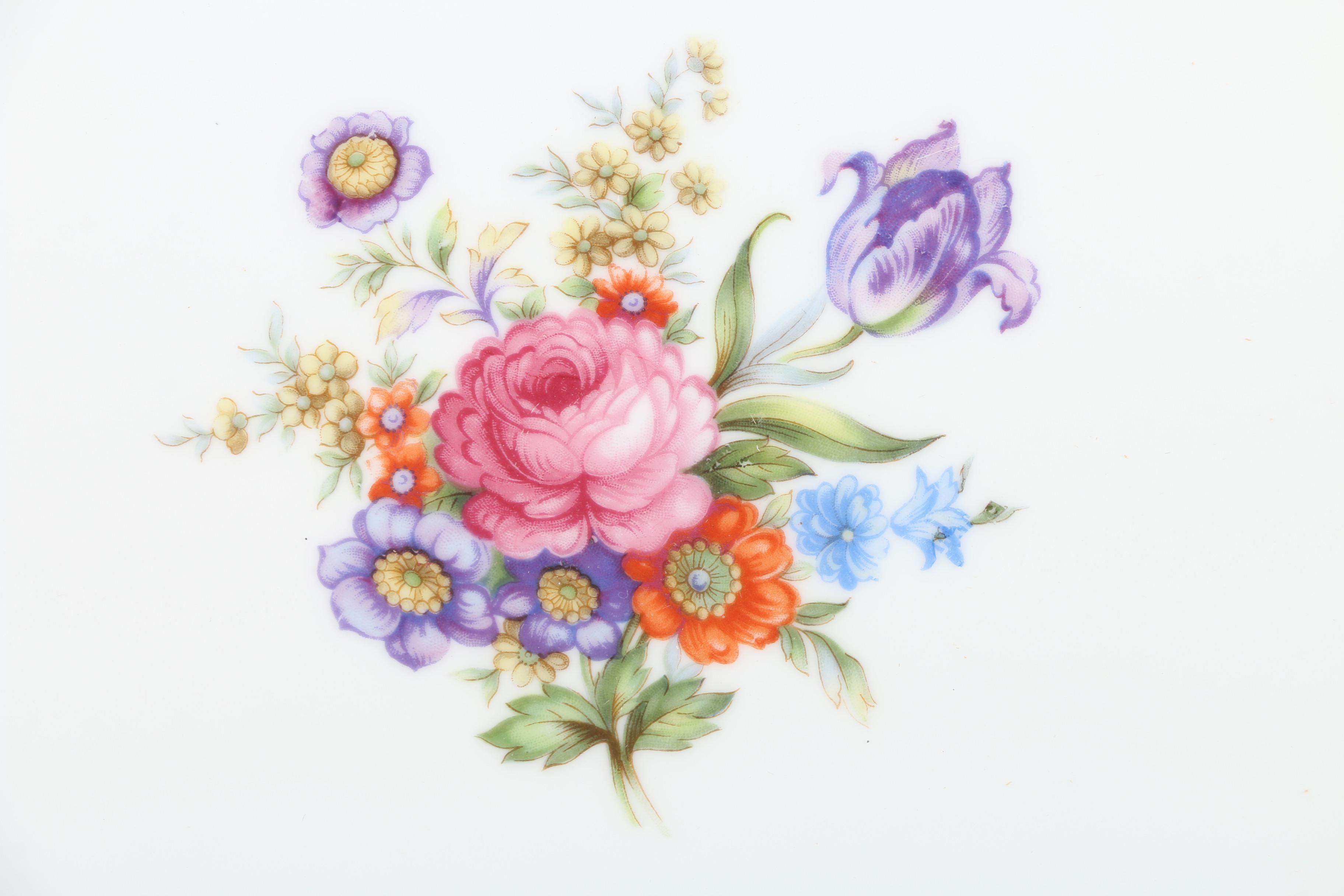 Sango China Floral Themed Tableware