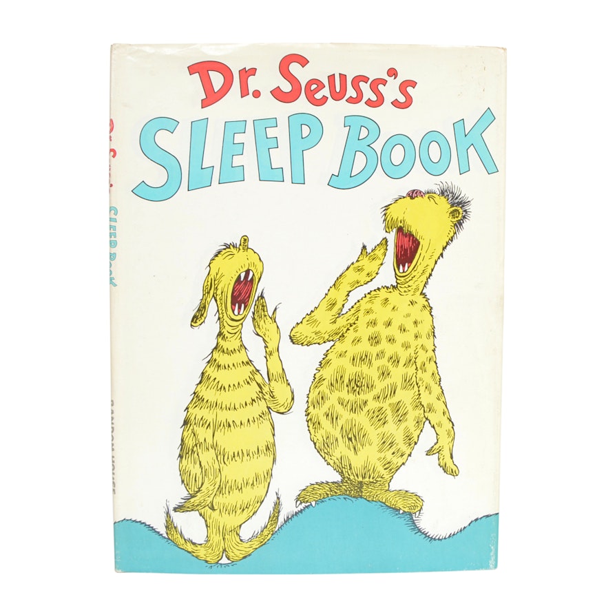 1962 "Dr. Seuss's Sleep Book" with Dust Jacket