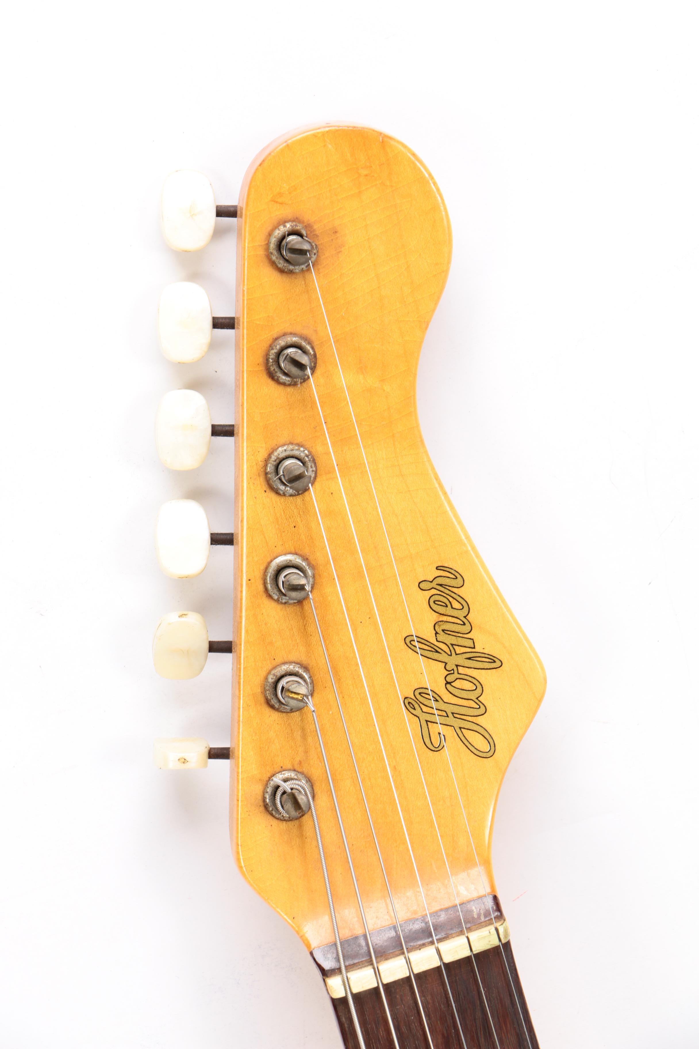 C. 1960s Hofner 173 Strat Style Electric Guitar