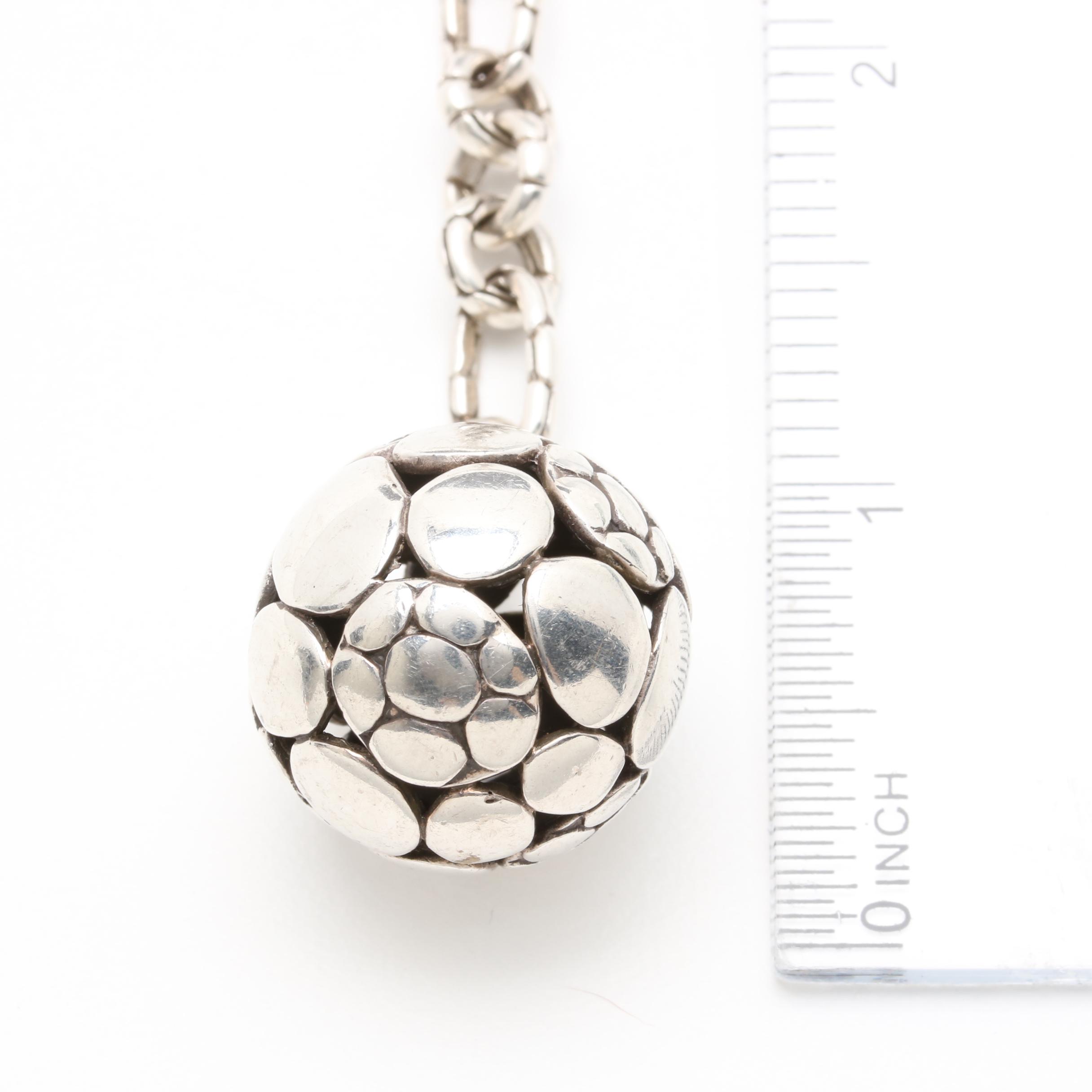 John Hardy Sterling Silver "Kali Collection" Necklace