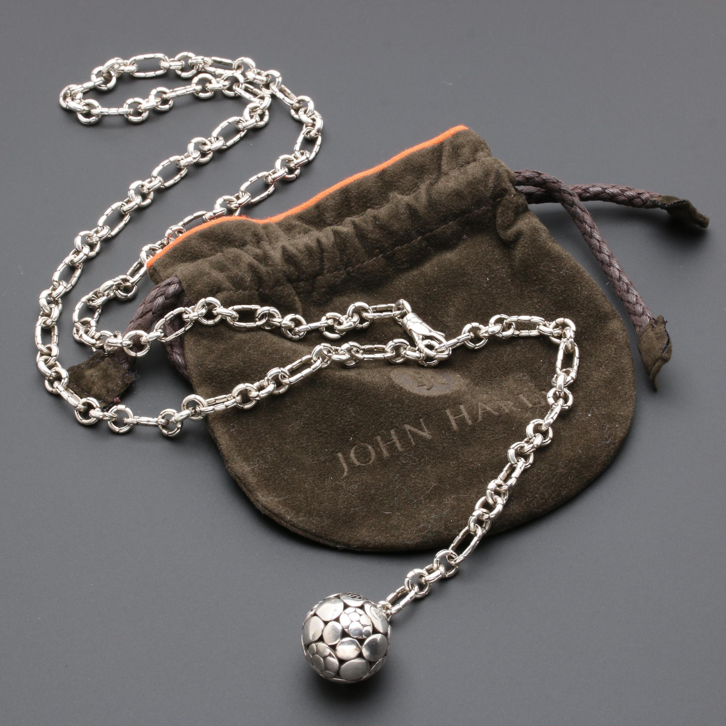 John Hardy Sterling Silver "Kali Collection" Necklace