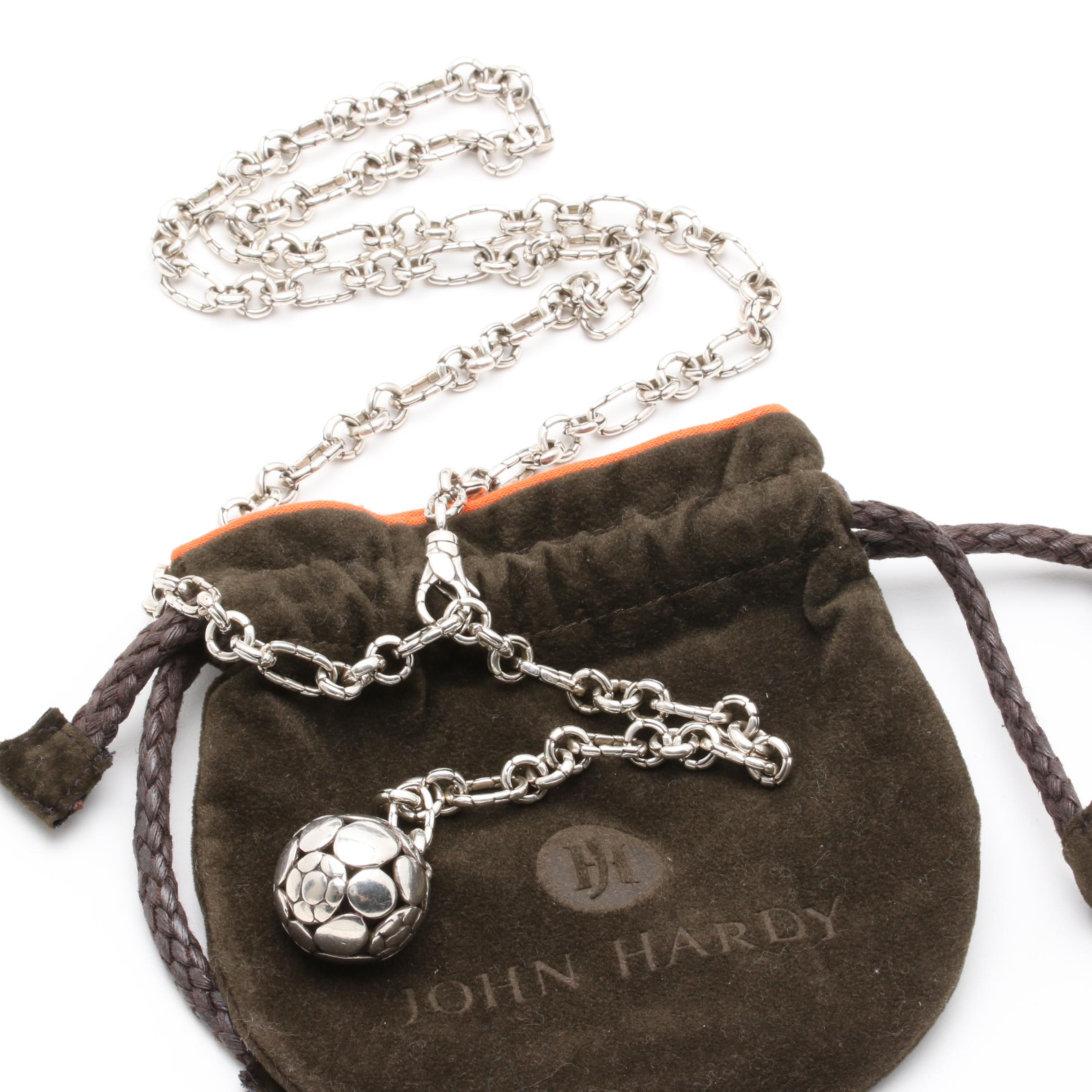 John Hardy Sterling Silver "Kali Collection" Necklace