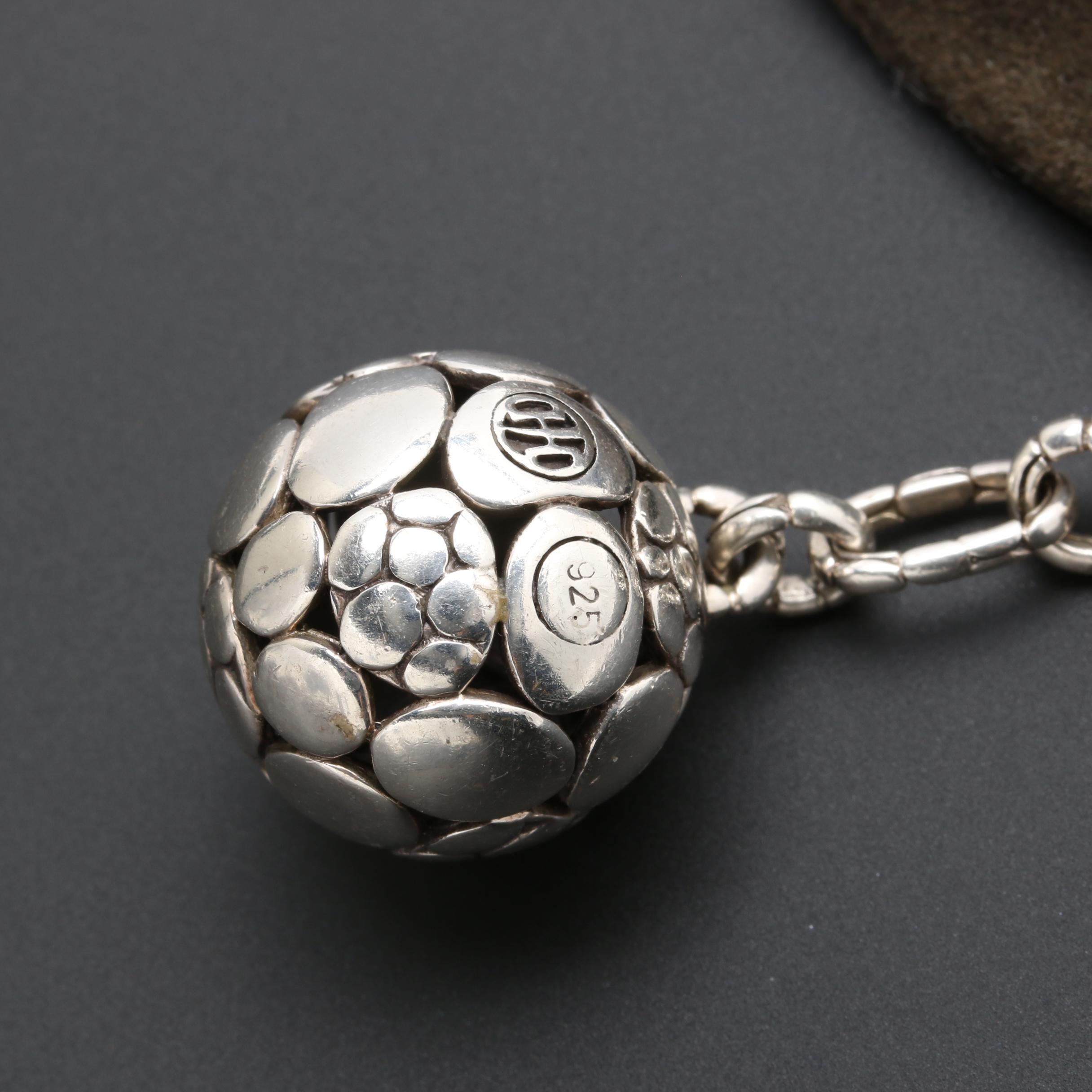 John Hardy Sterling Silver "Kali Collection" Necklace