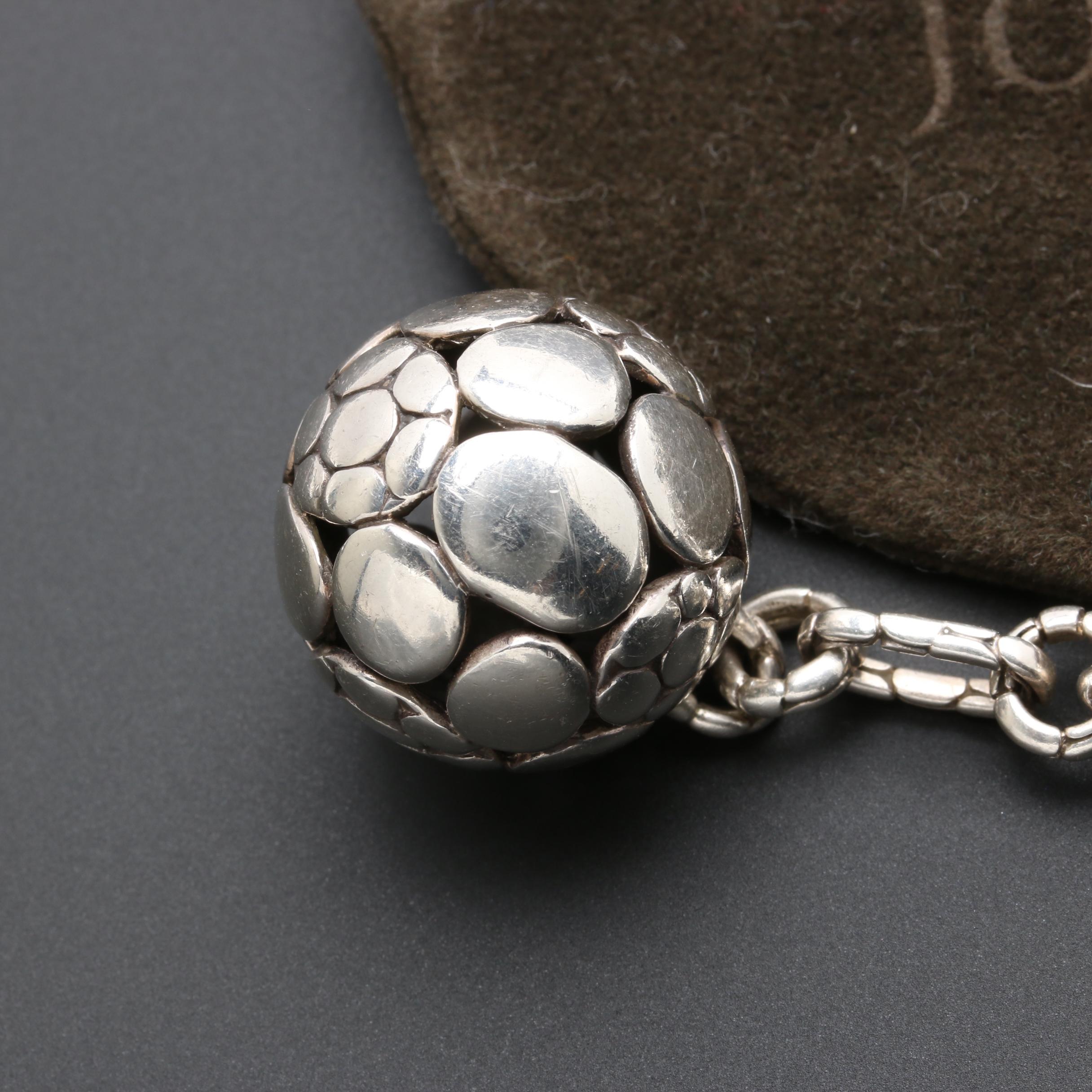 John Hardy Sterling Silver "Kali Collection" Necklace