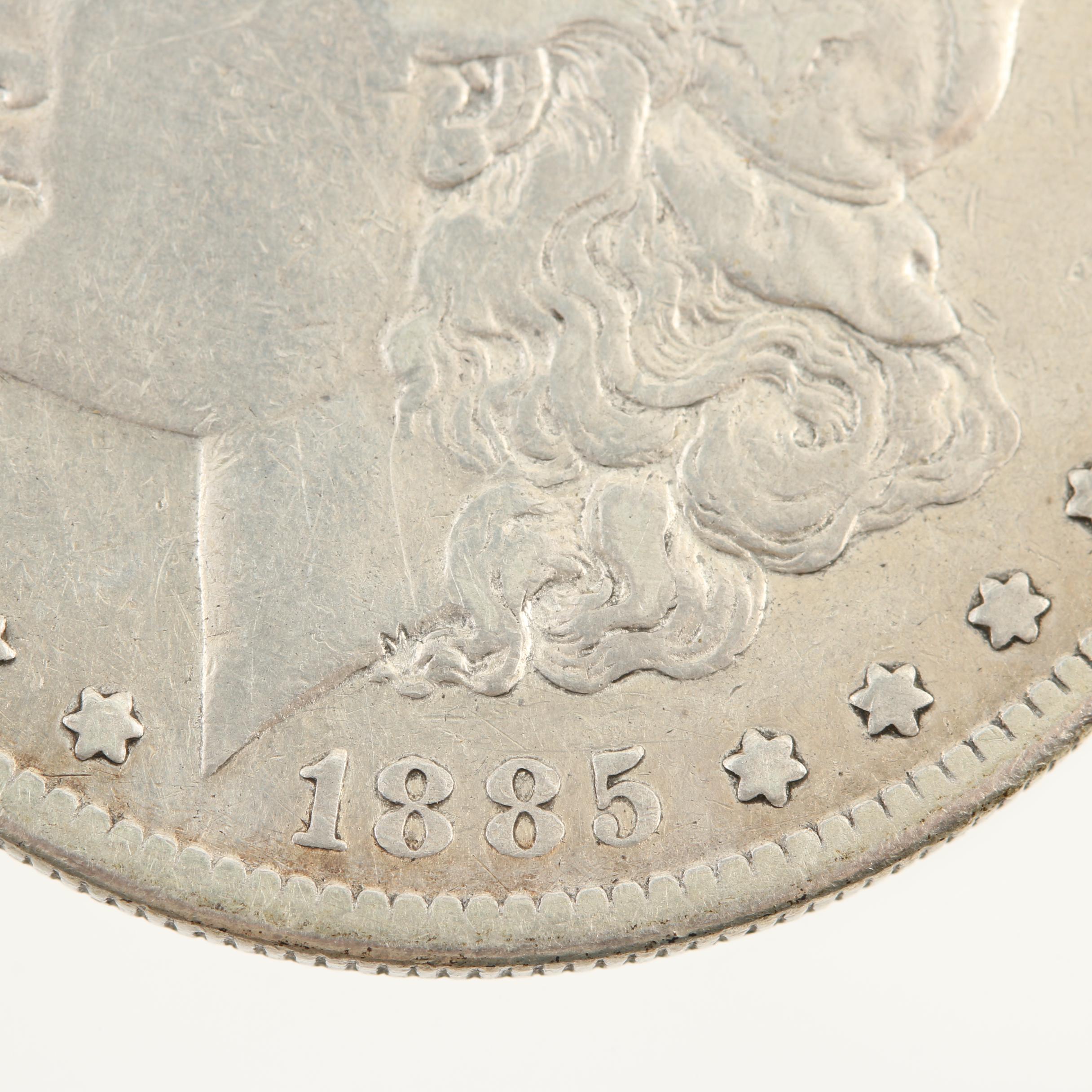 1885-S Morgan Silver Dollar