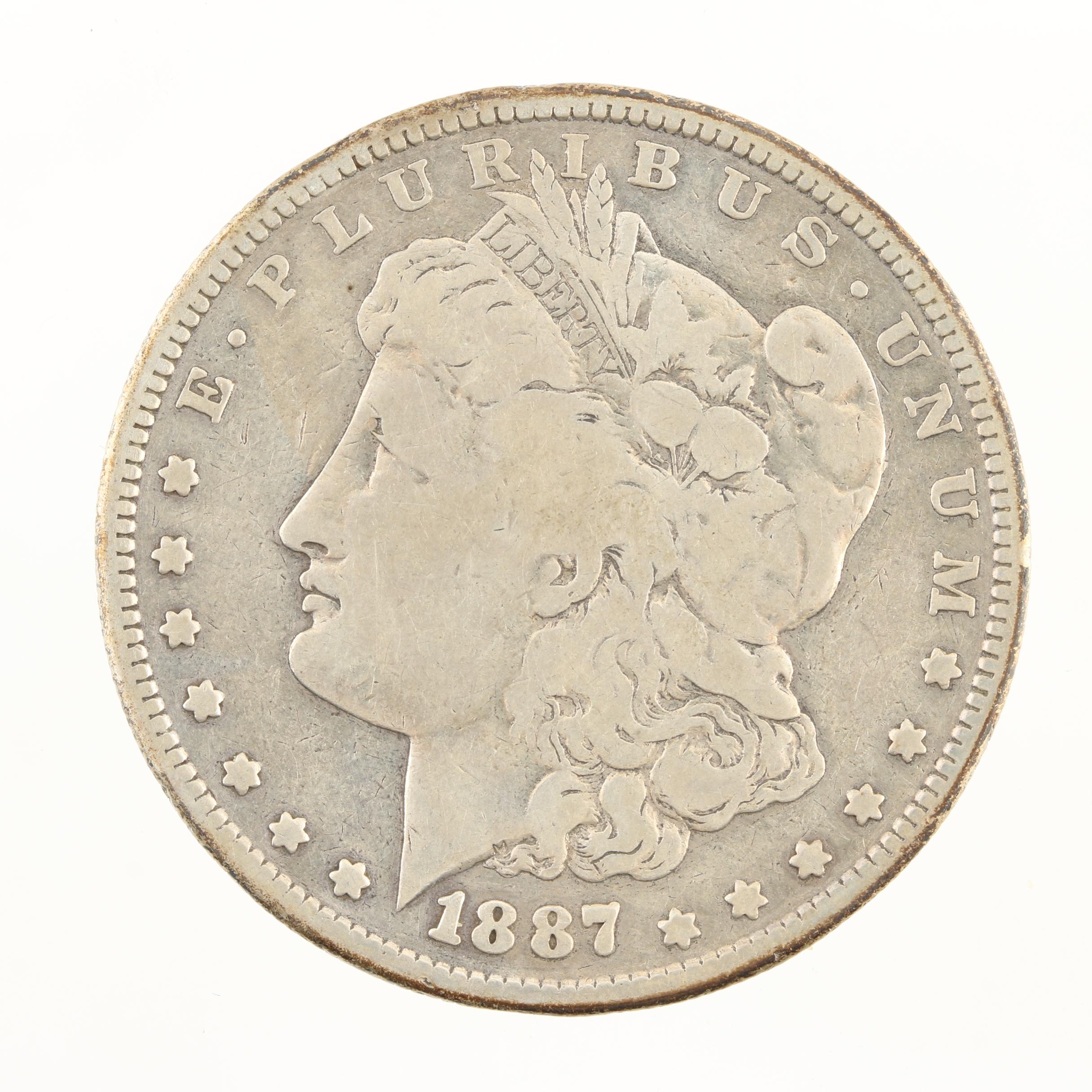 1887-S Morgan Silver Dollar
