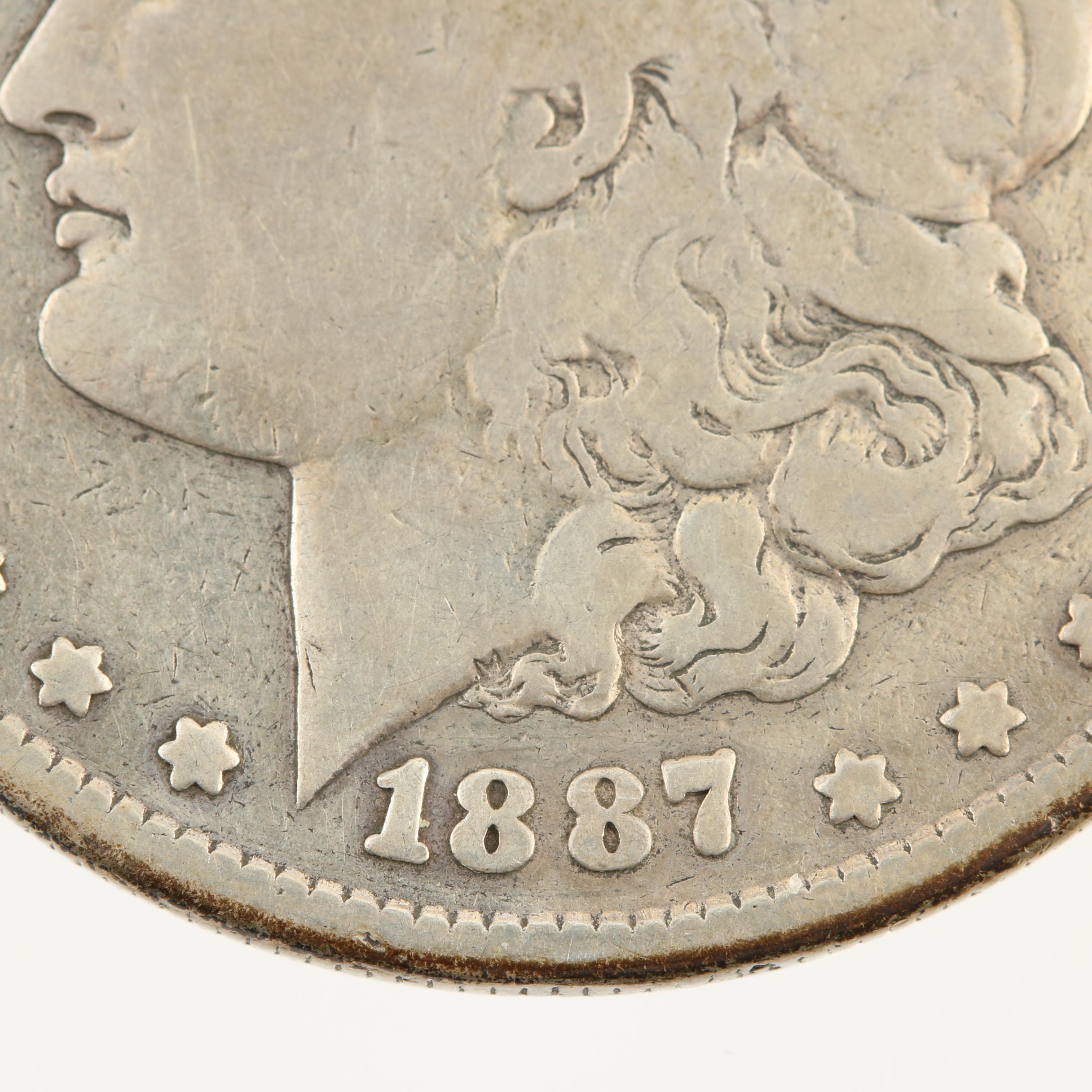 1887-S Morgan Silver Dollar