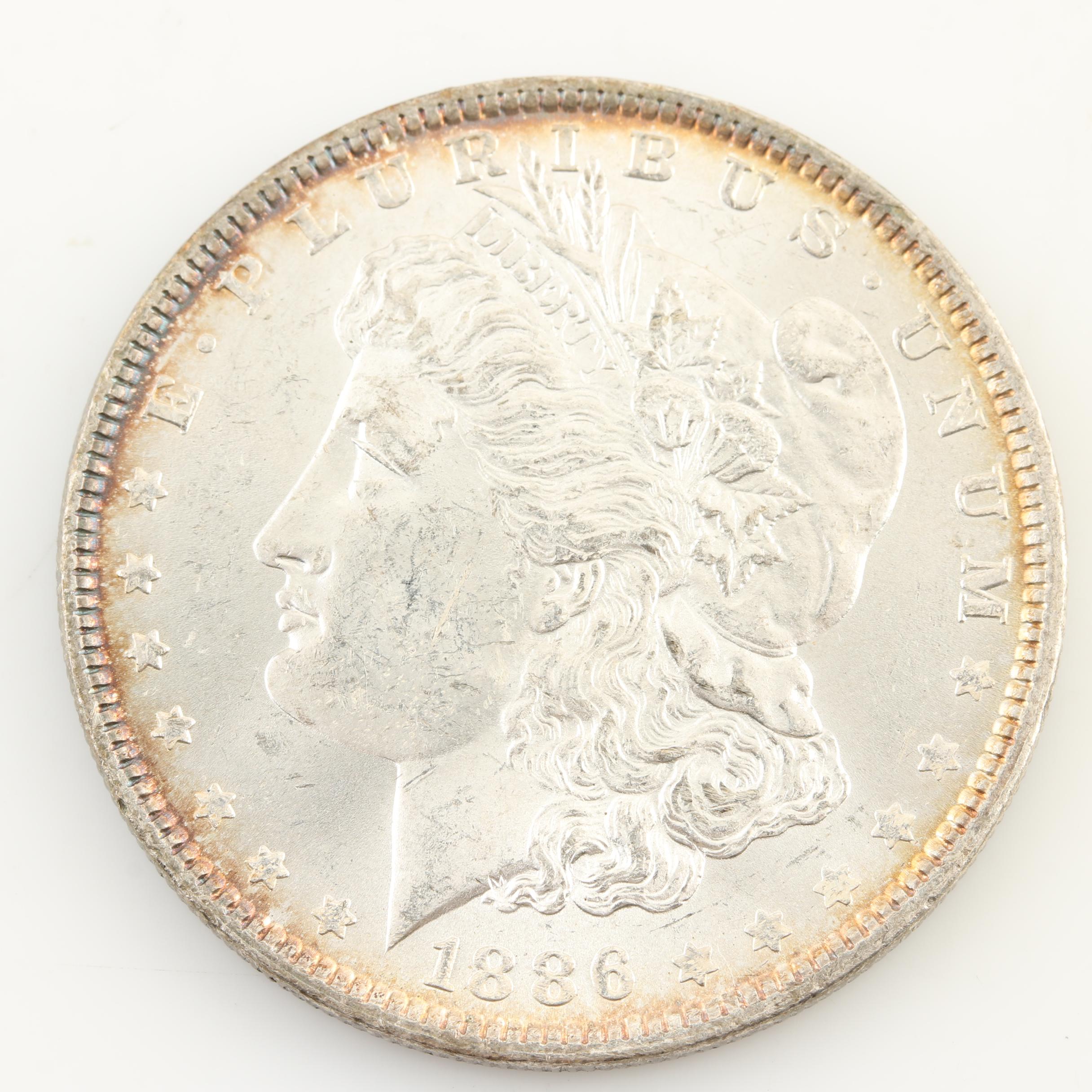 1884-S, 1886 and 1887 Morgan Silver Dollars