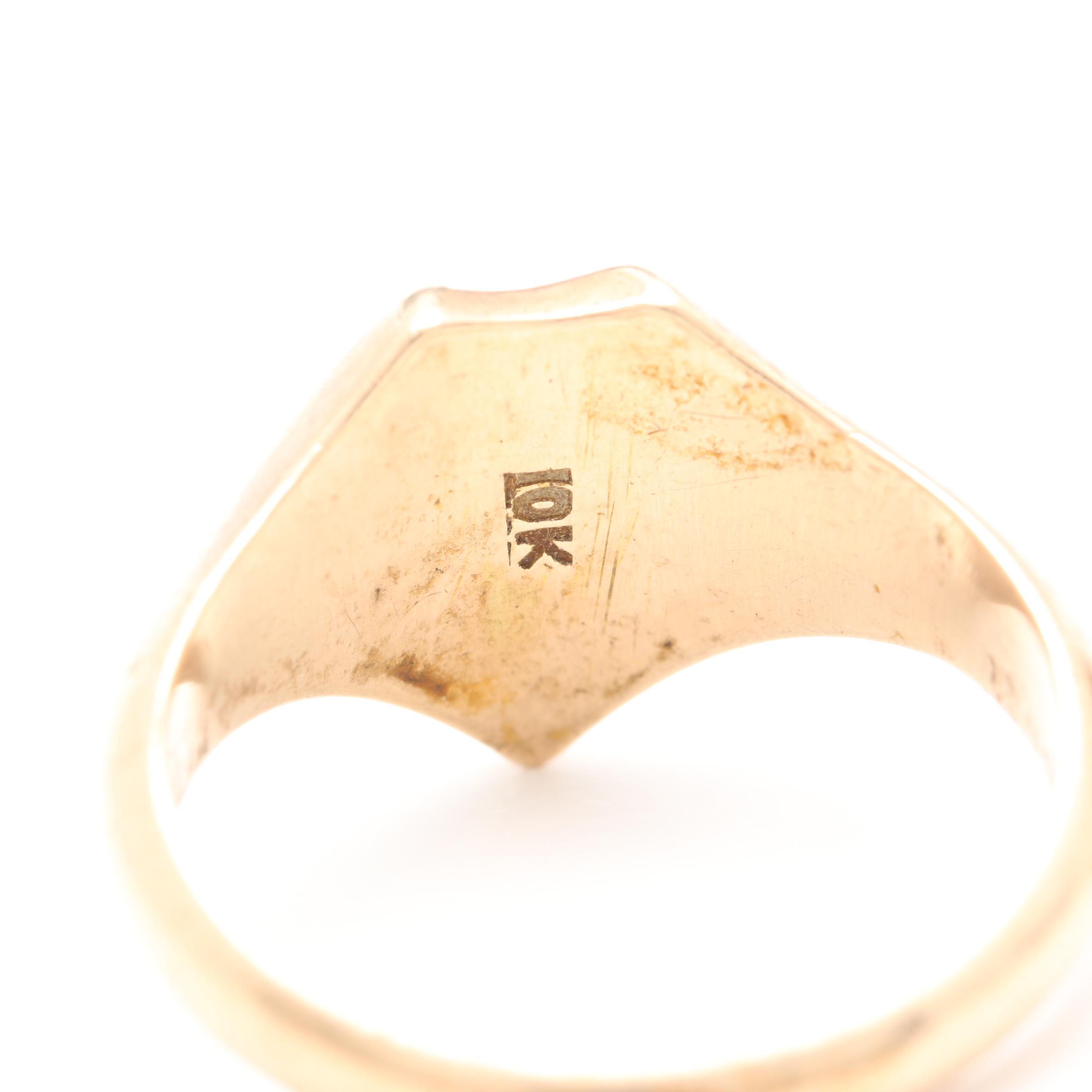 Vintage 10K Yellow Gold Rings