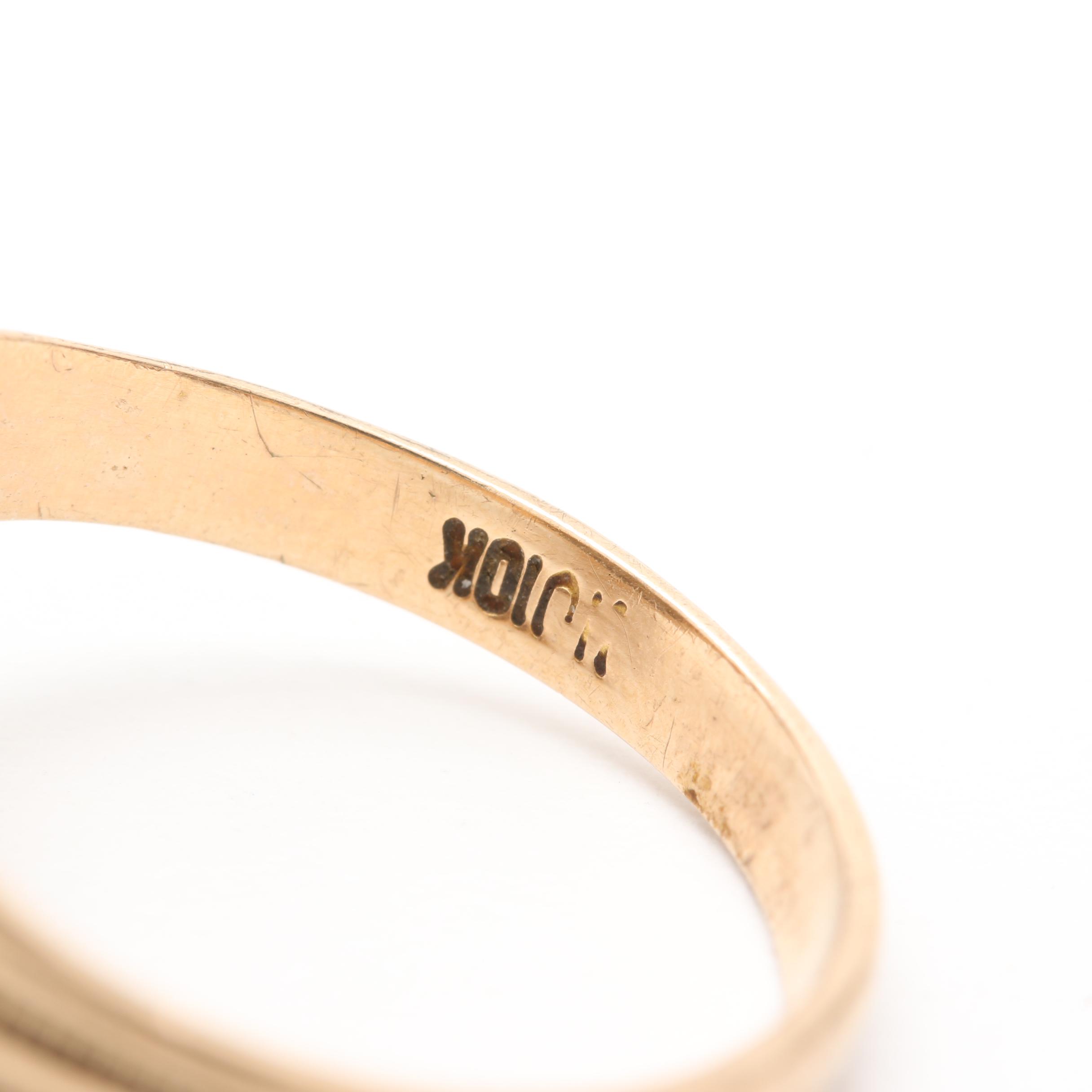Vintage 10K Yellow Gold Rings