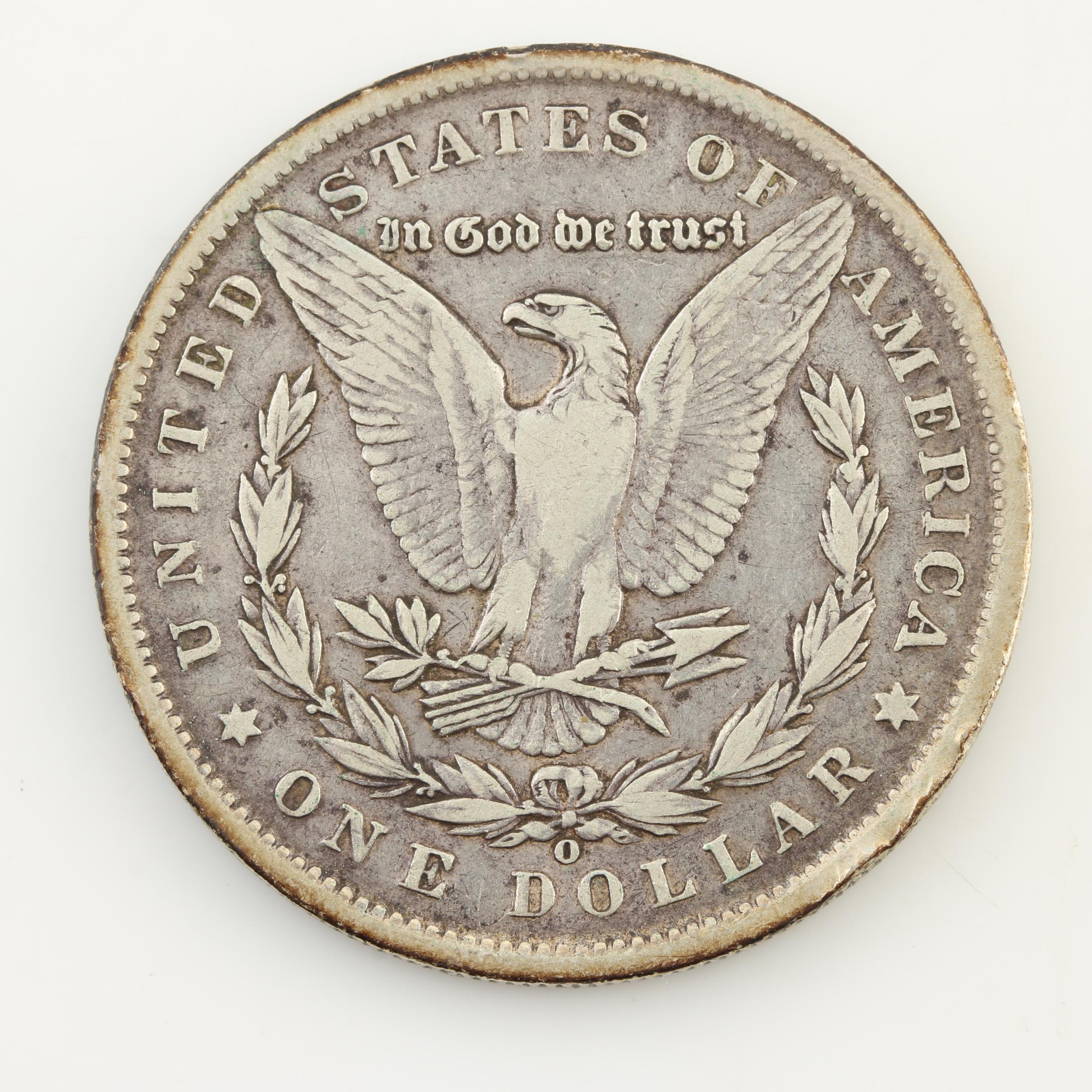 1889, 1890-O and 1890-S Morgan Silver Dollars