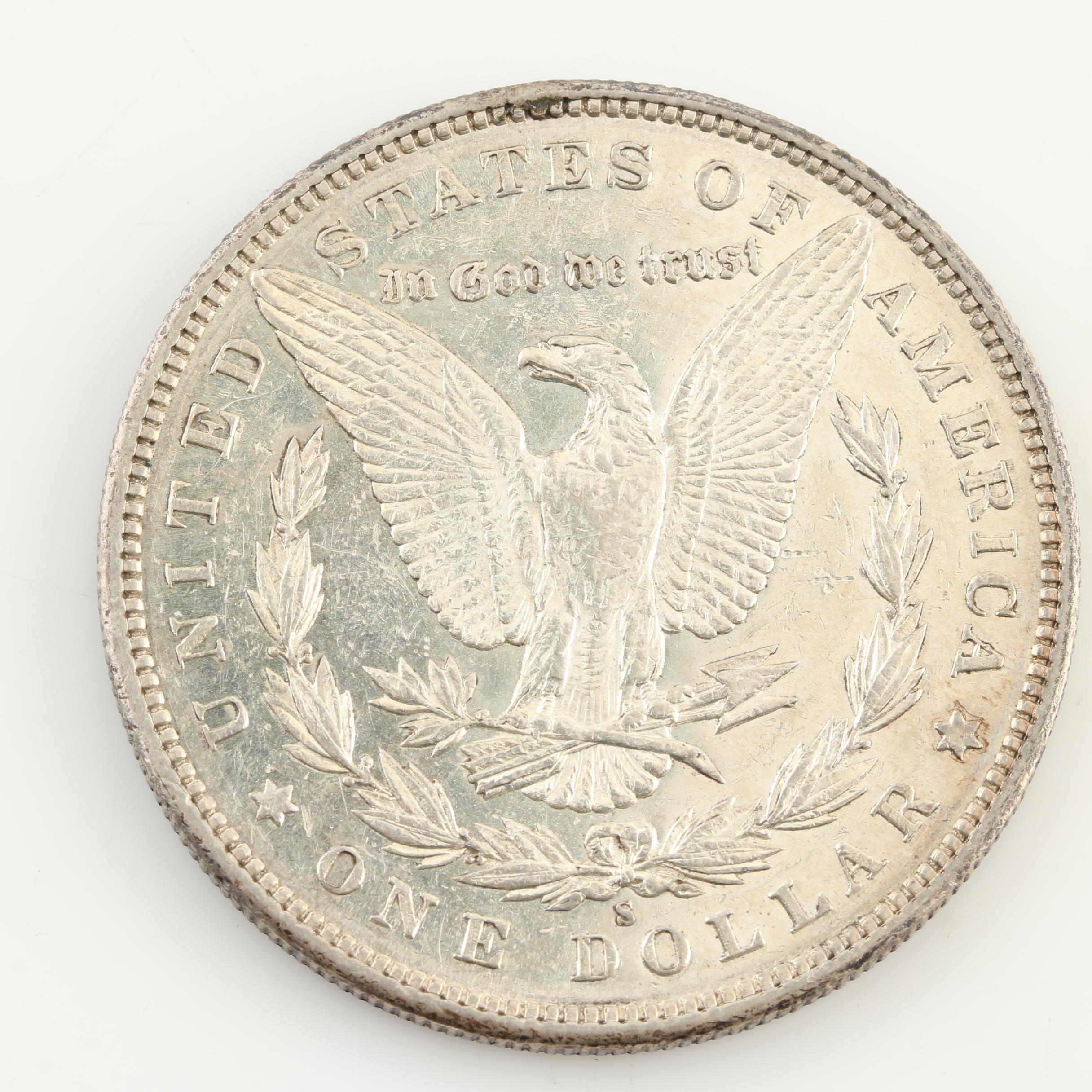 1889, 1890-O and 1890-S Morgan Silver Dollars