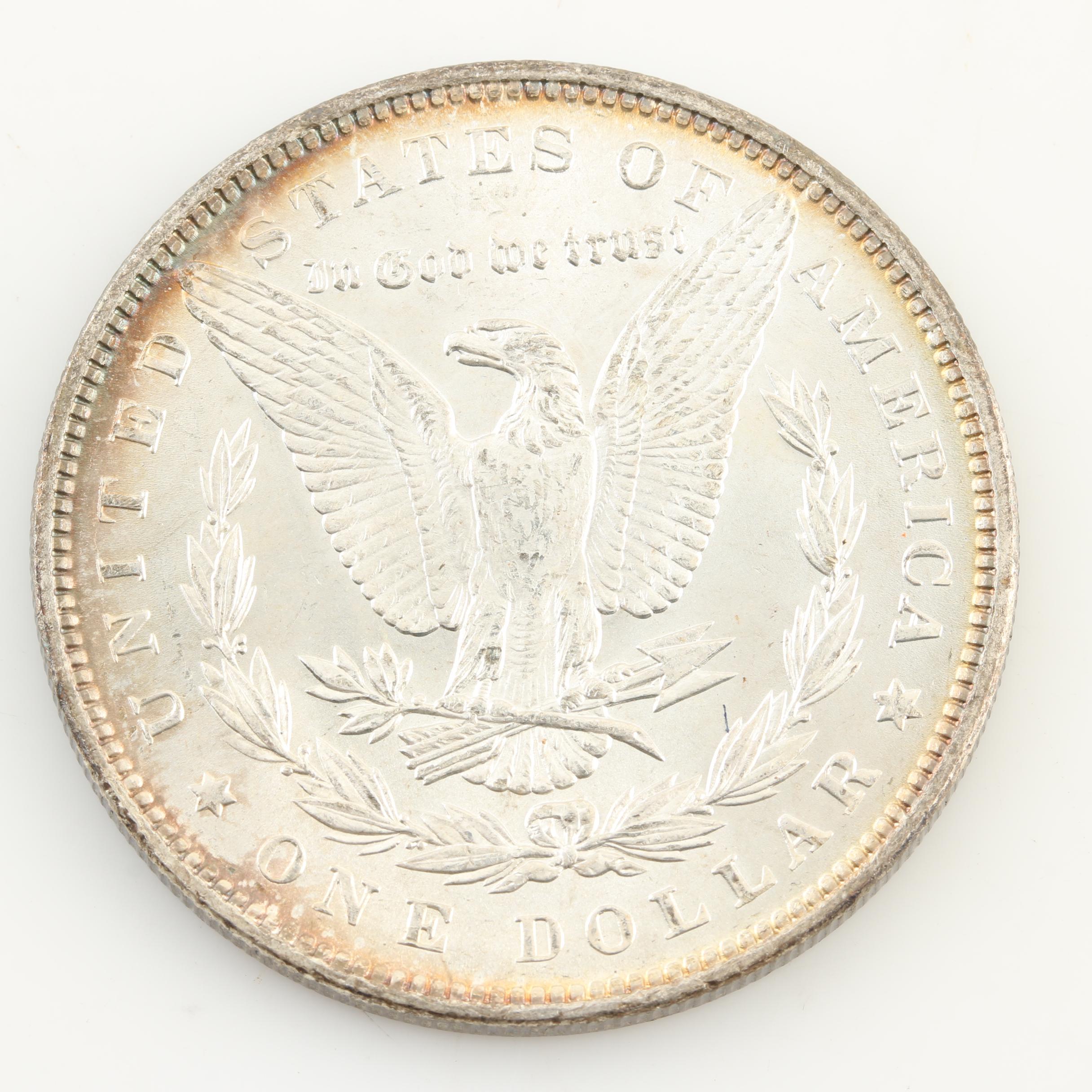 1889, 1890-O and 1890-S Morgan Silver Dollars