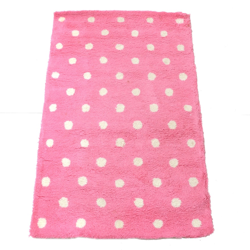 PB Teen "Dottie" Area Rug in Pink